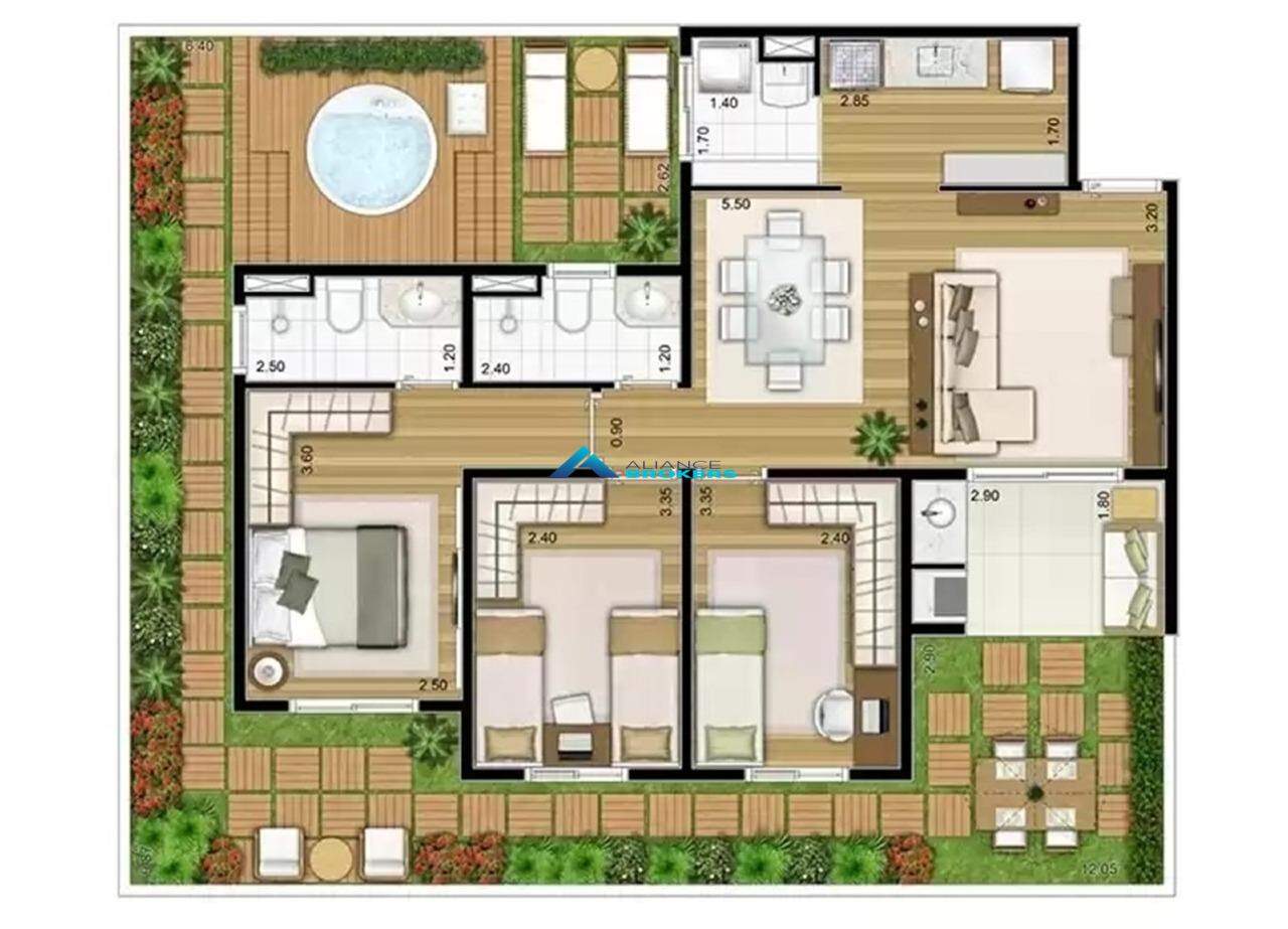 Apartamento à venda com 3 quartos, 72m² - Foto 17