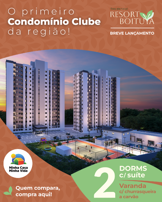 Apartamento à venda no Residencial de Lorenzi: 