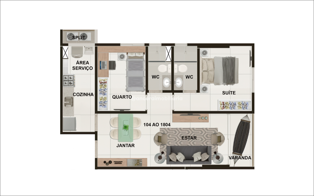 Apartamento à venda no Casa Amarela: