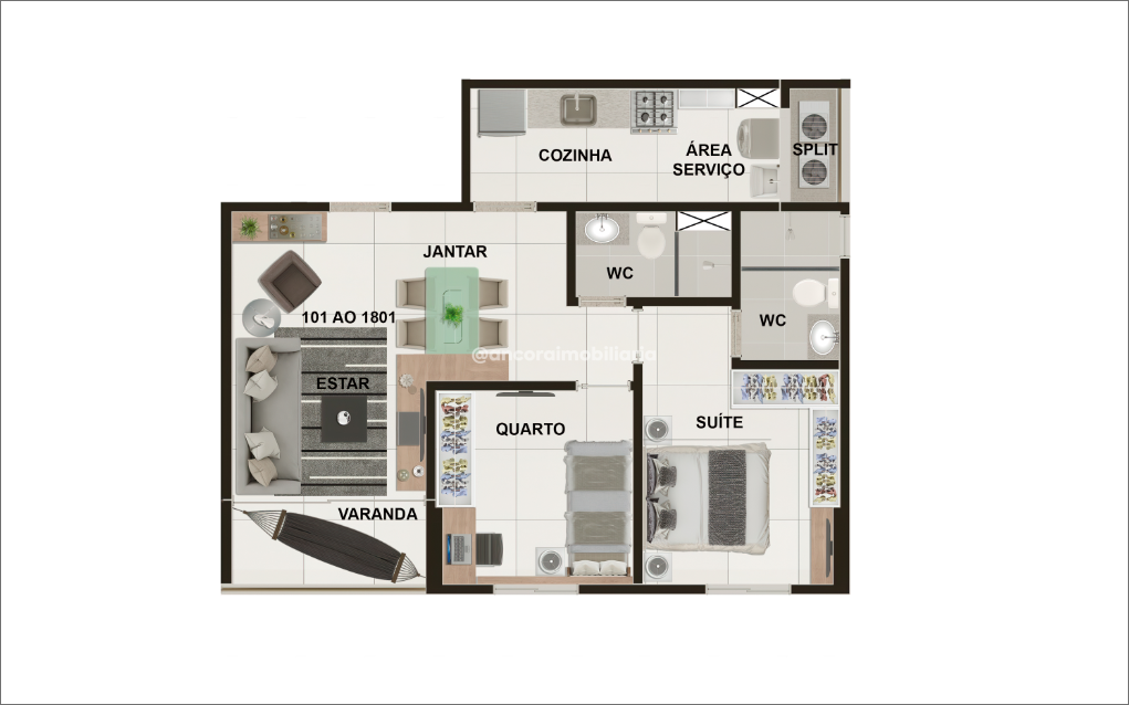 Apartamento à venda no Casa Amarela: