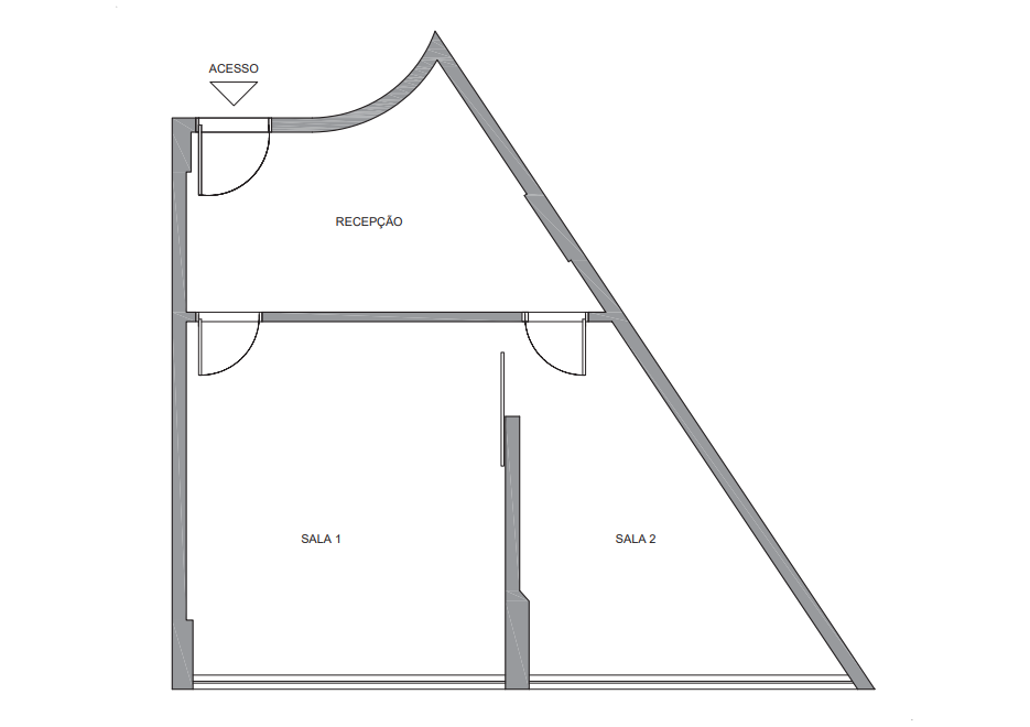 Sala para aluguel no Santo Amaro: