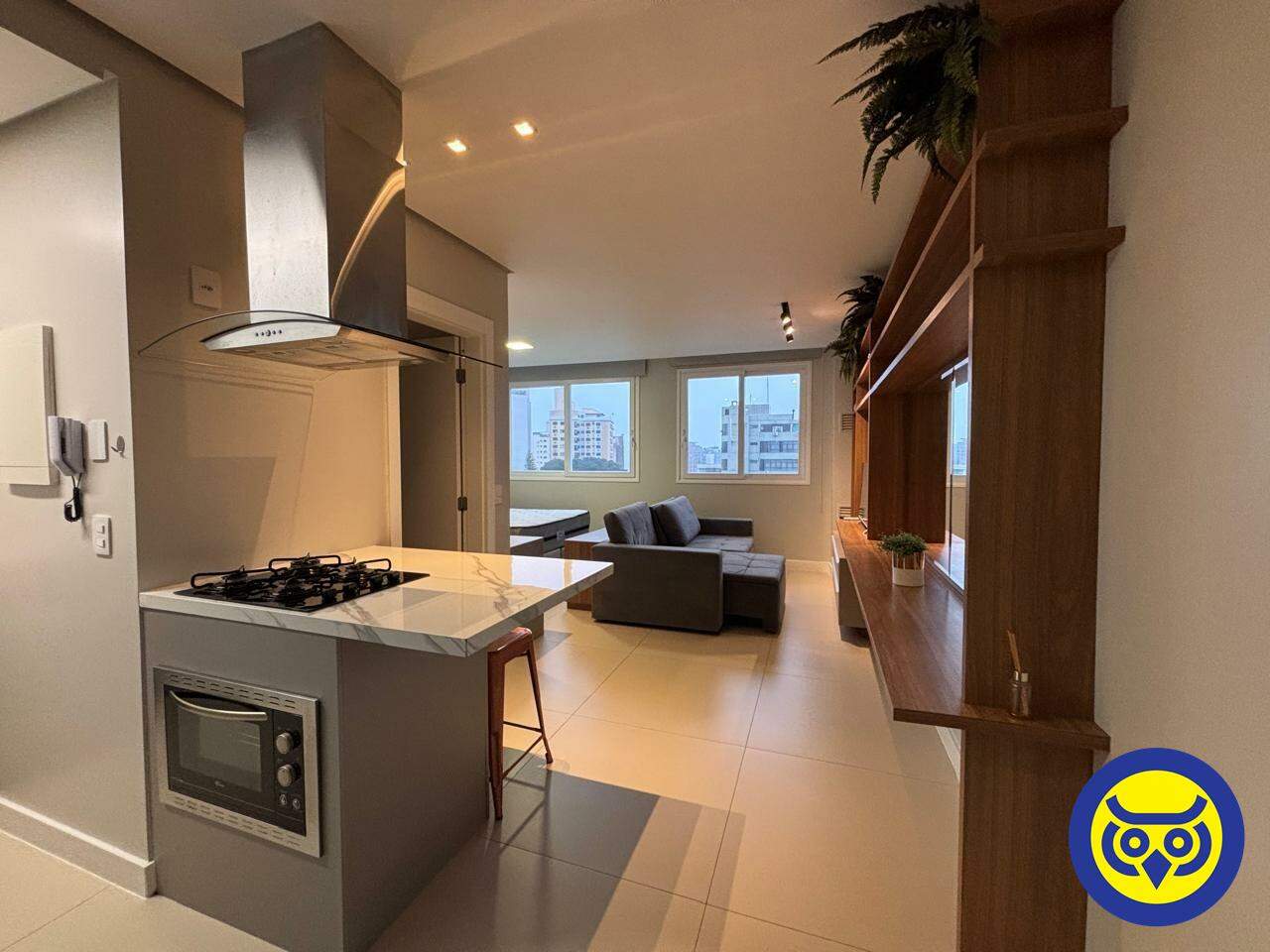 Apartamento para aluguel no Centro: 