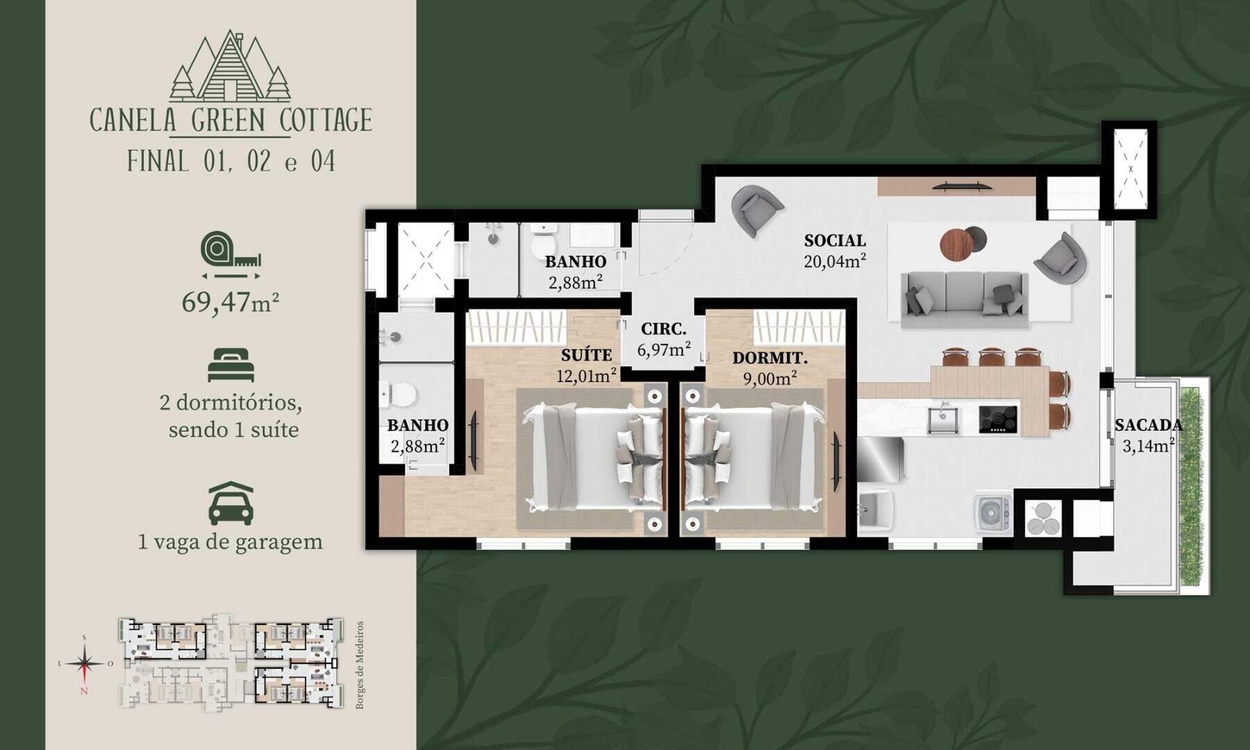 Apartamento à venda no Centro: 