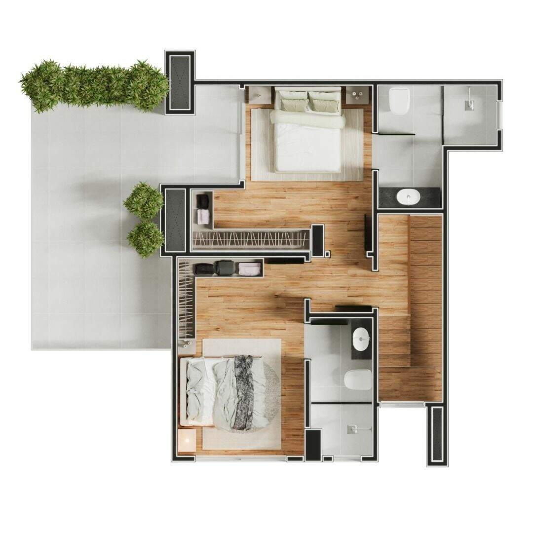 Apartamento à venda no Várzea Grande: 