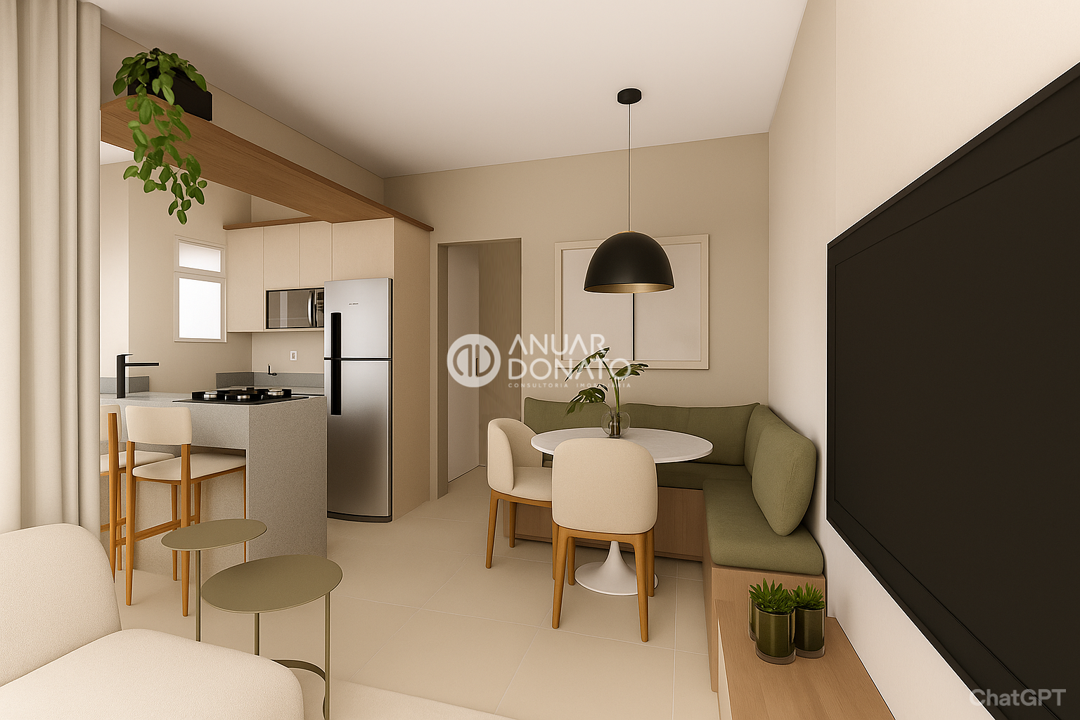 Apartamento com 1 quarto — Santo Antônio, Belo Horizonte