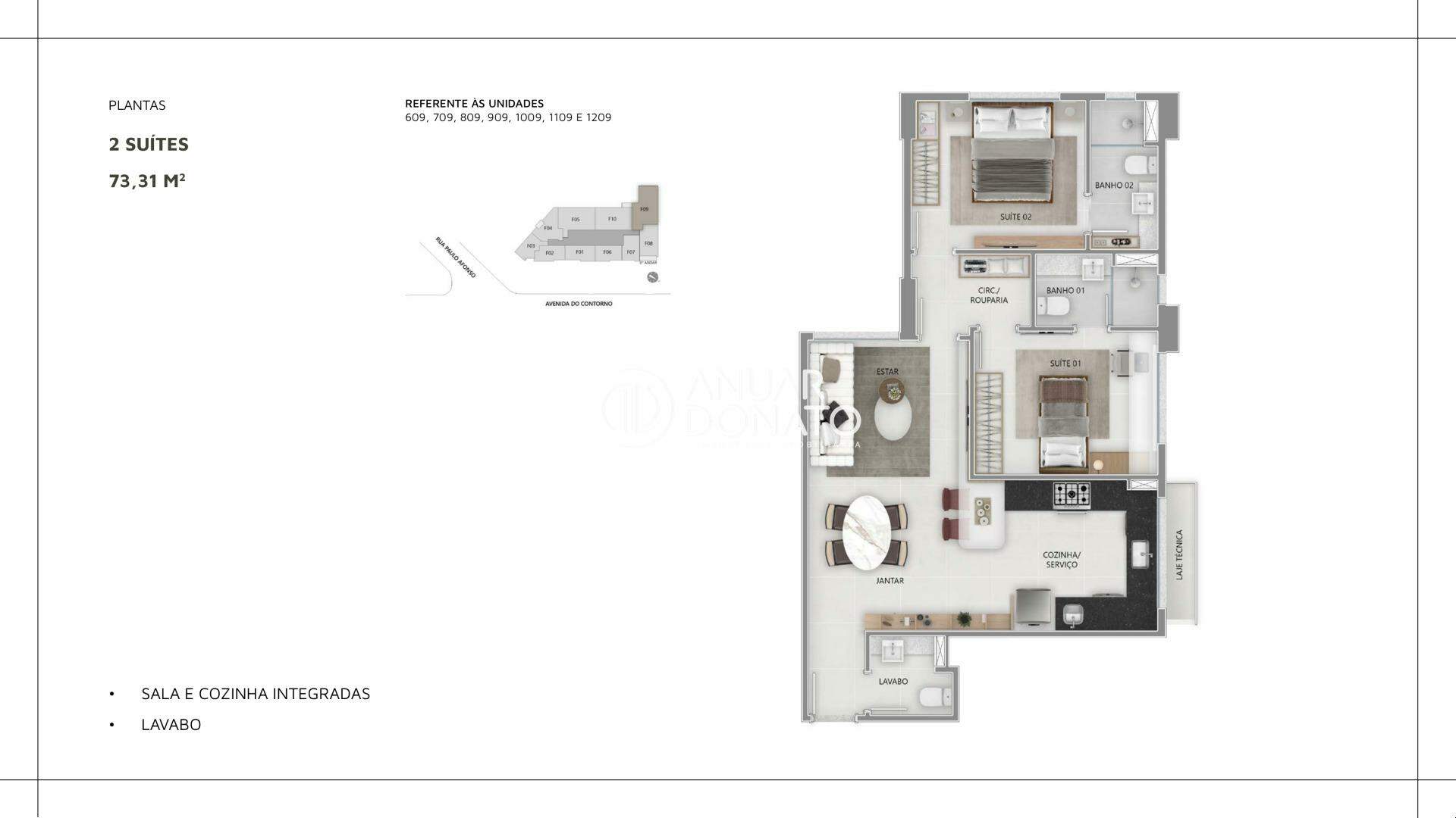 Santo Antônio - Apartamento 1 até 2 quartos à venda na Anuar Donato : 