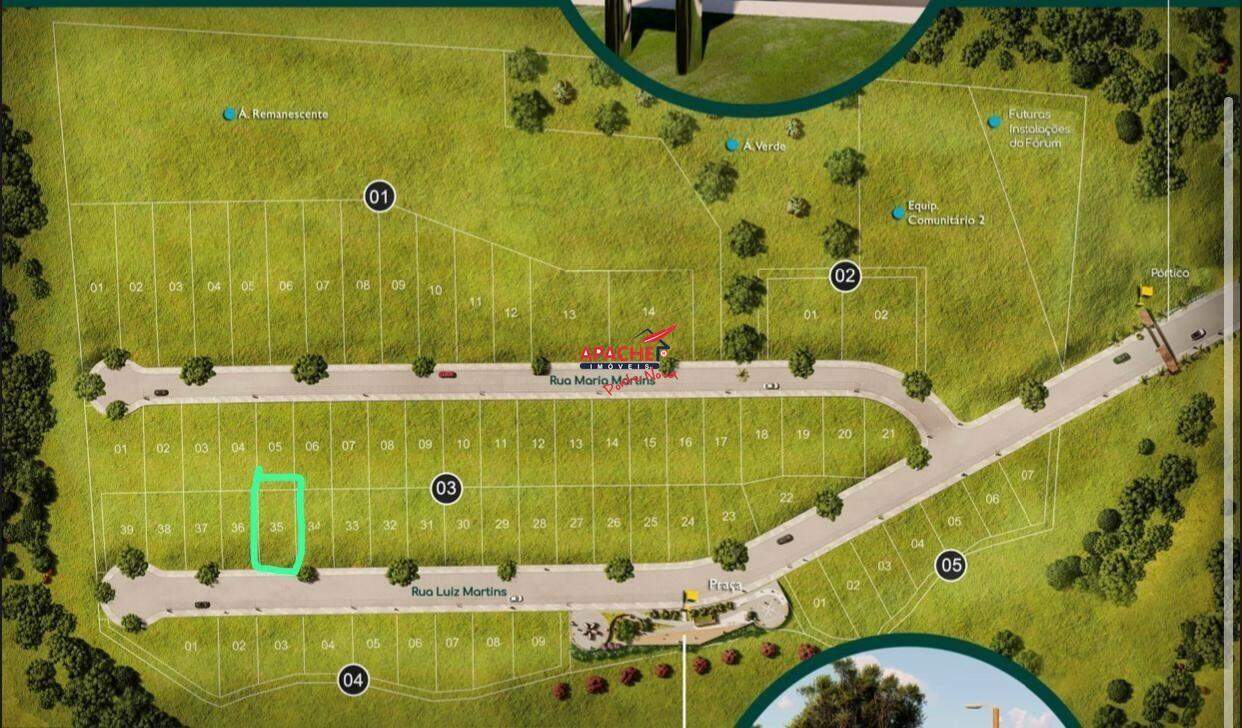 Lote à venda no Centro: 