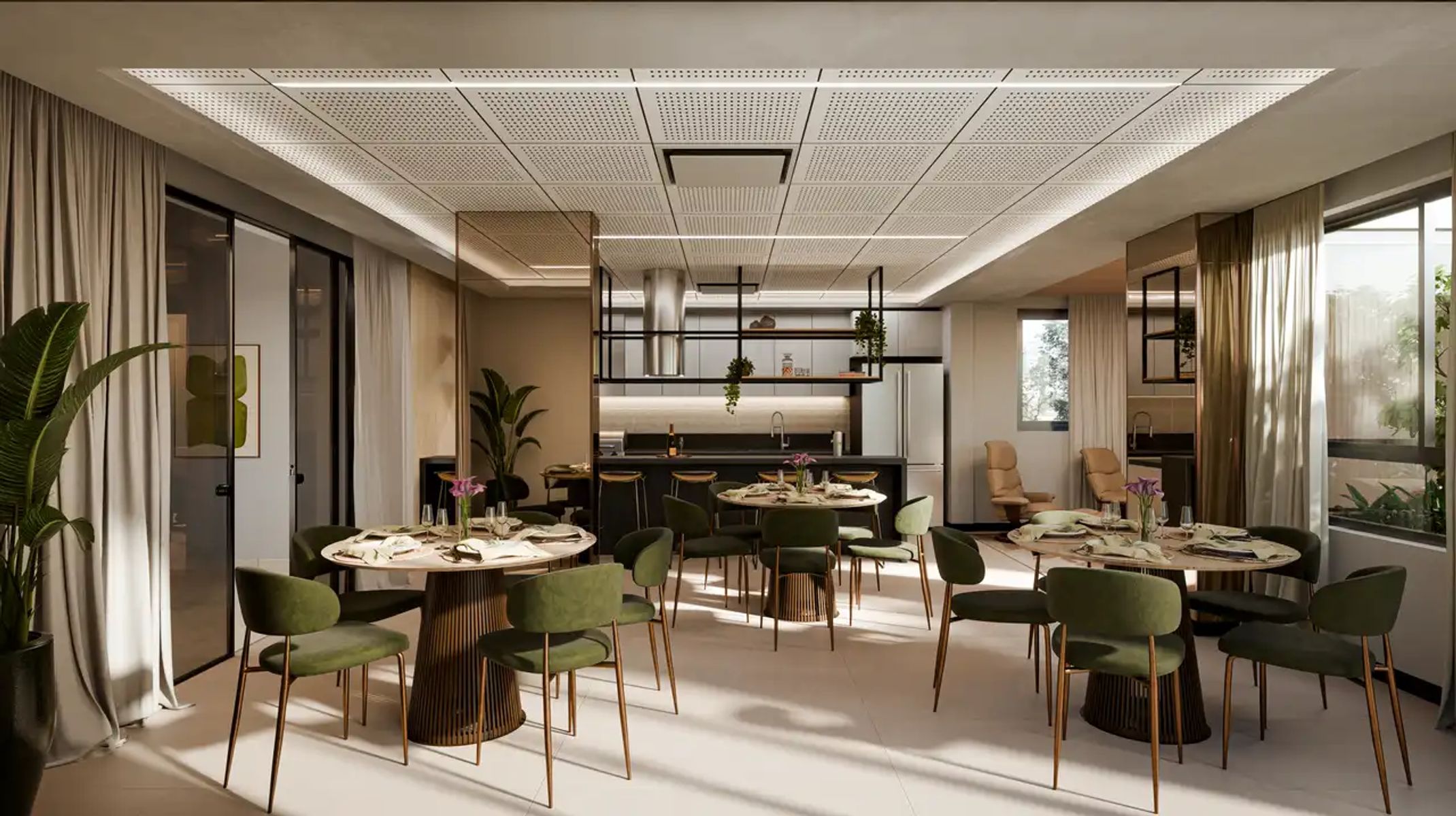 Apartamento à venda no Sion: Salão de festas