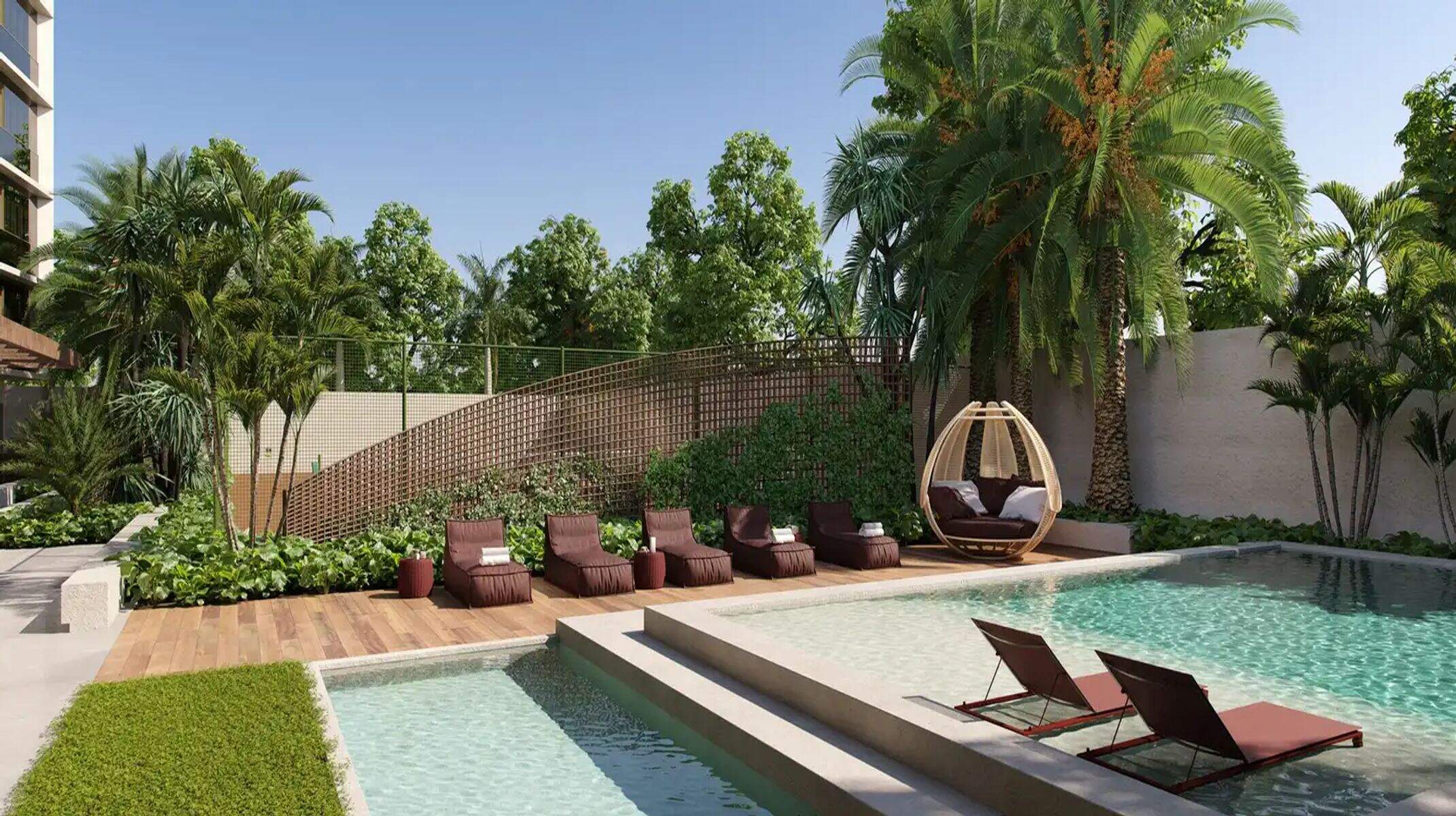 Apartamento à venda no Funcionários: Piscina com deck