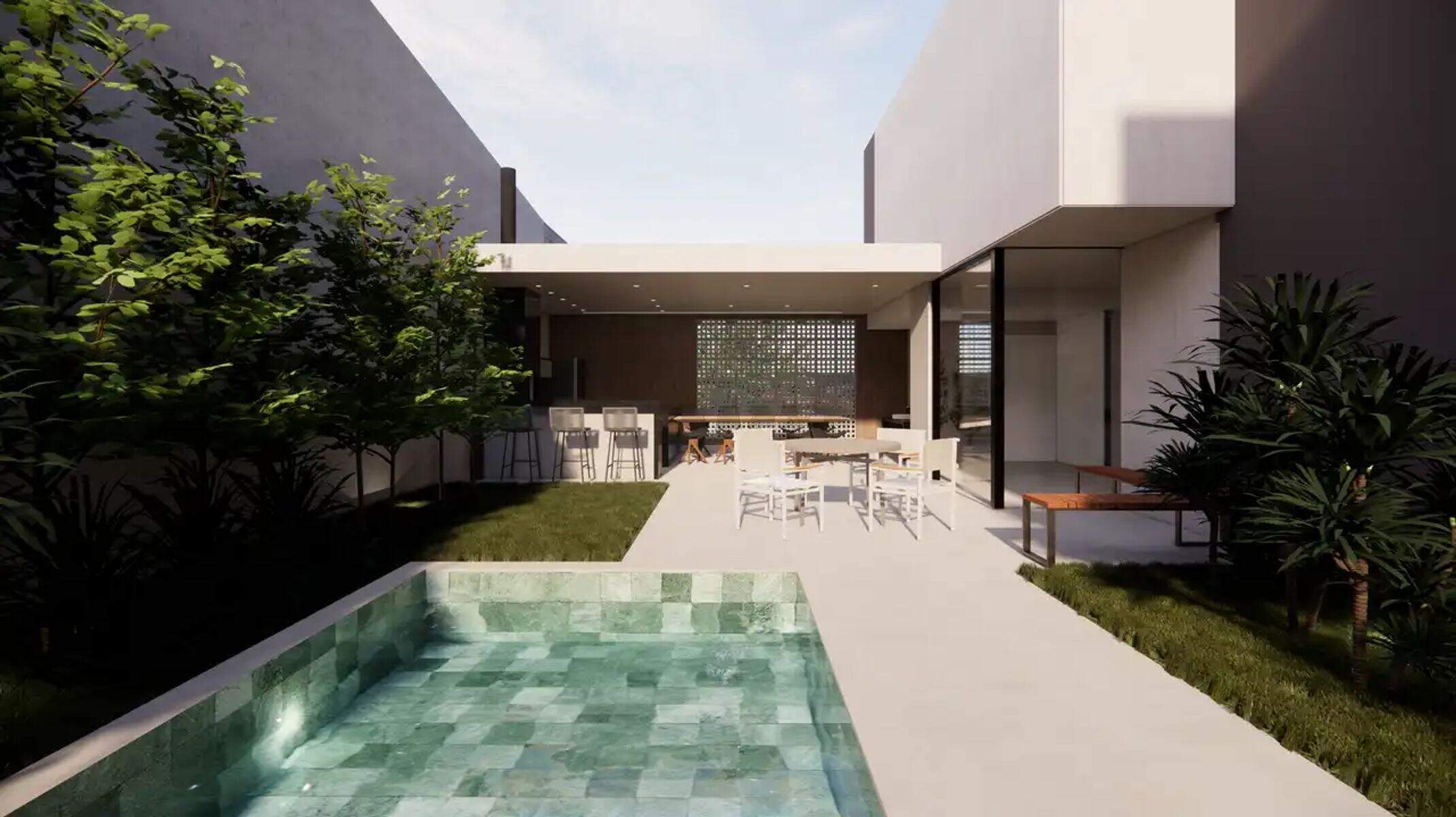 Apartamento à venda no Cidade Jardim: Piscina com prainha