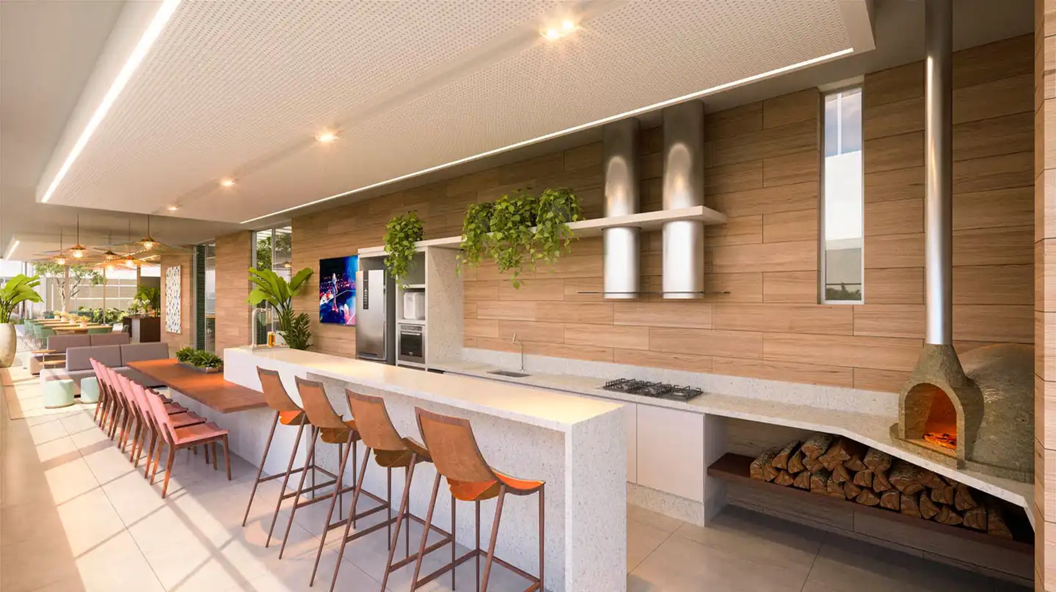 Apartamento à venda no Buritis: Espaço gourmet