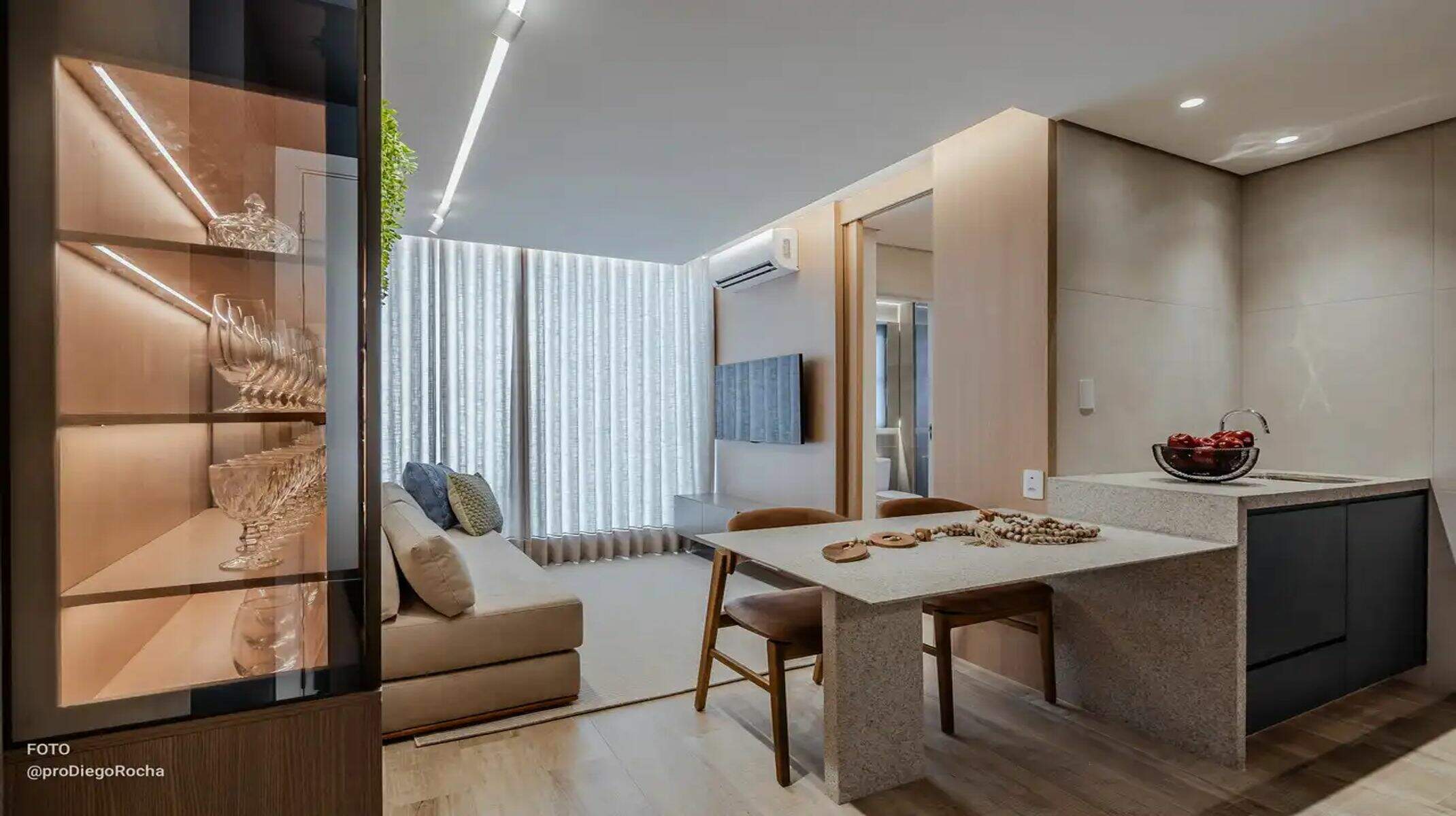 Apartamento à venda no Prado: Sala de estar - decorado