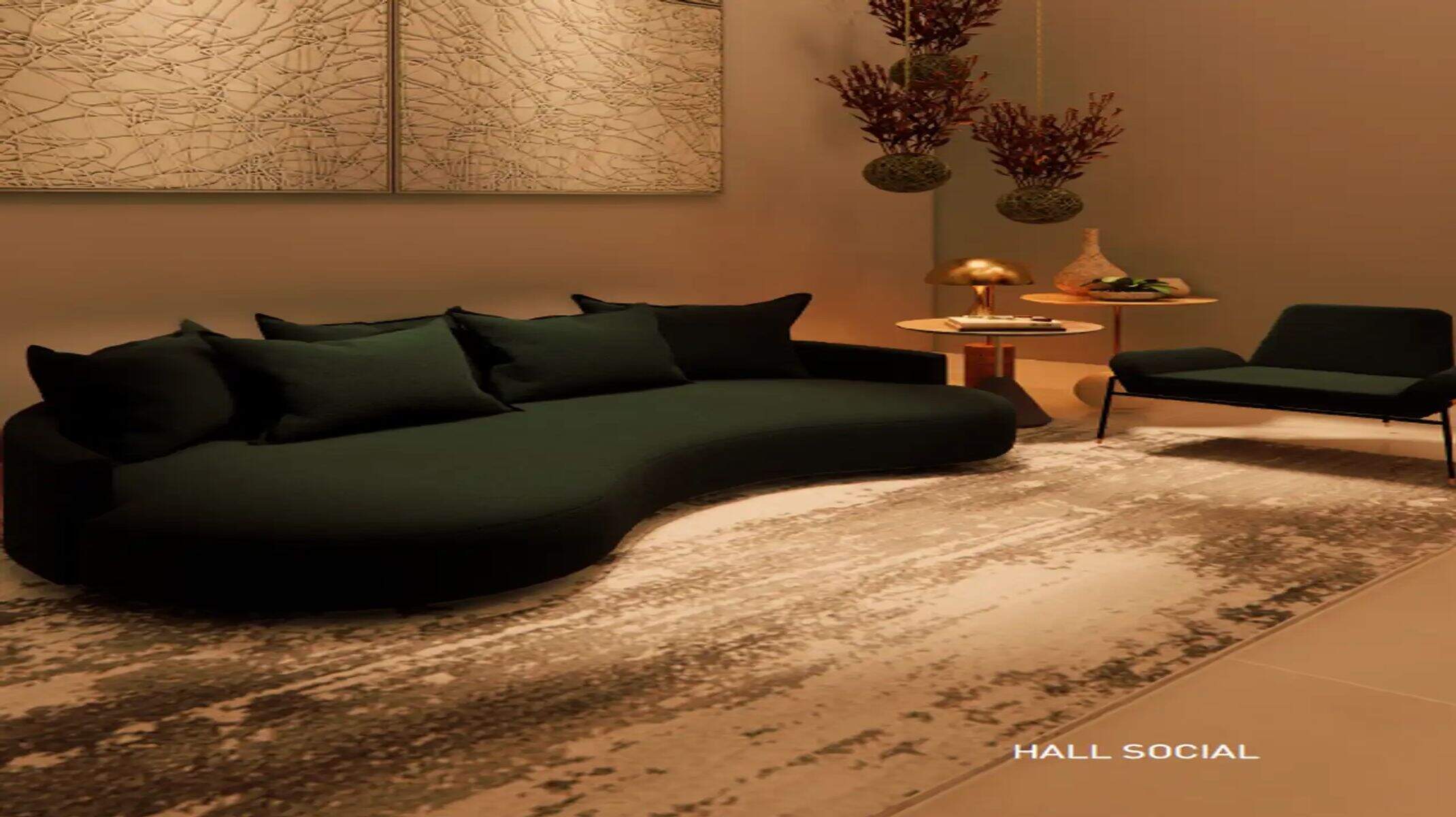 Apartamento à venda no Lourdes: Hall de entrada