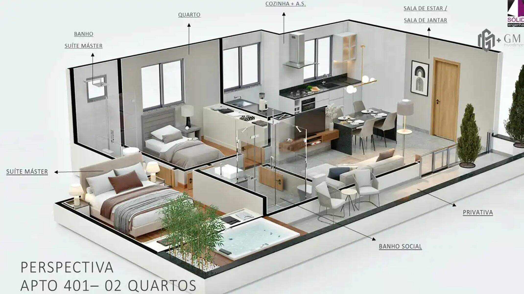 Apartamento à venda no Santo Antônio: 