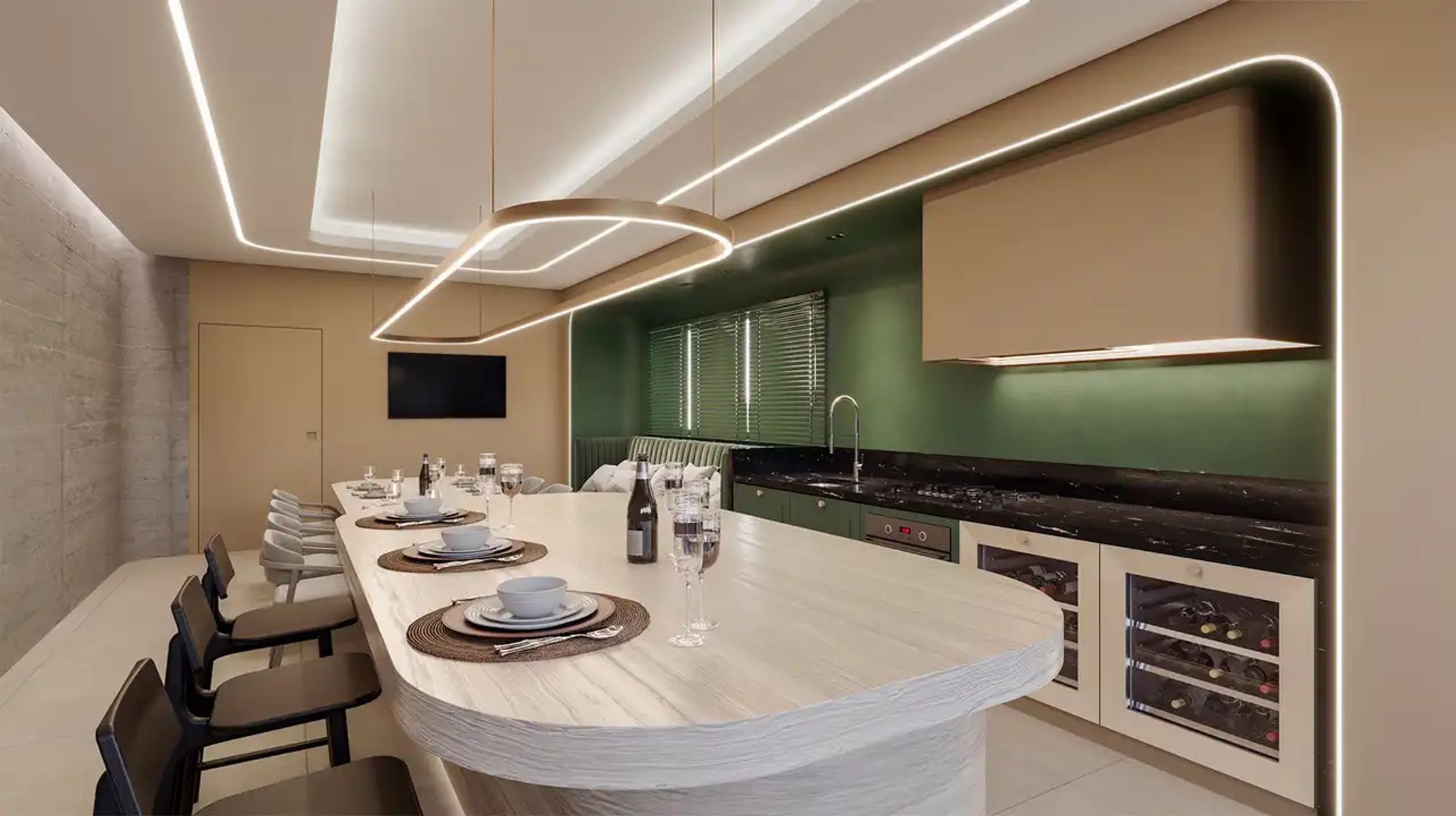 Apartamento à venda no Santo Antônio: Espaço gourmet