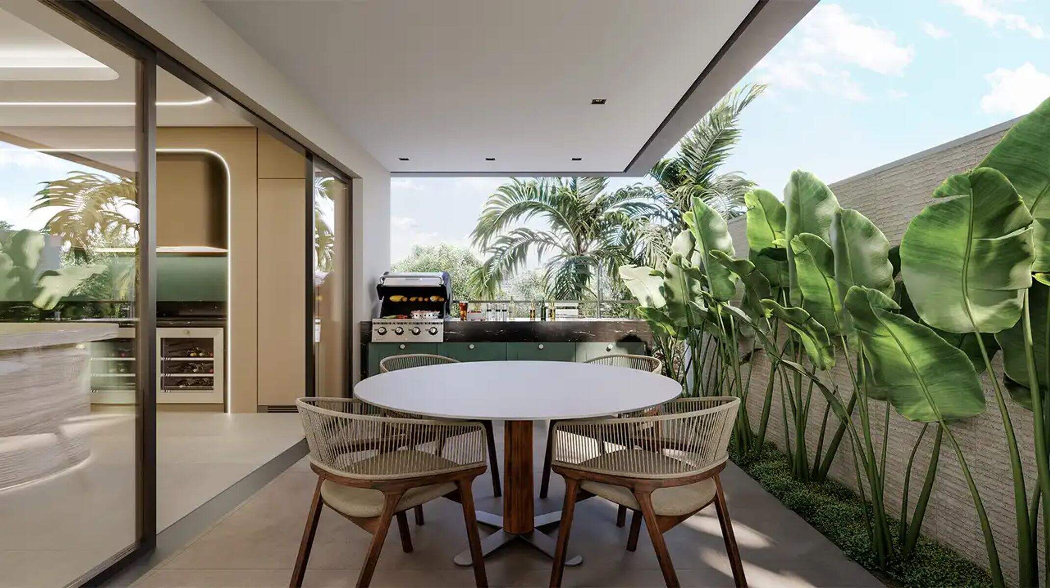 Apartamento à venda no Santo Antônio: Varanda do espaço gourmet