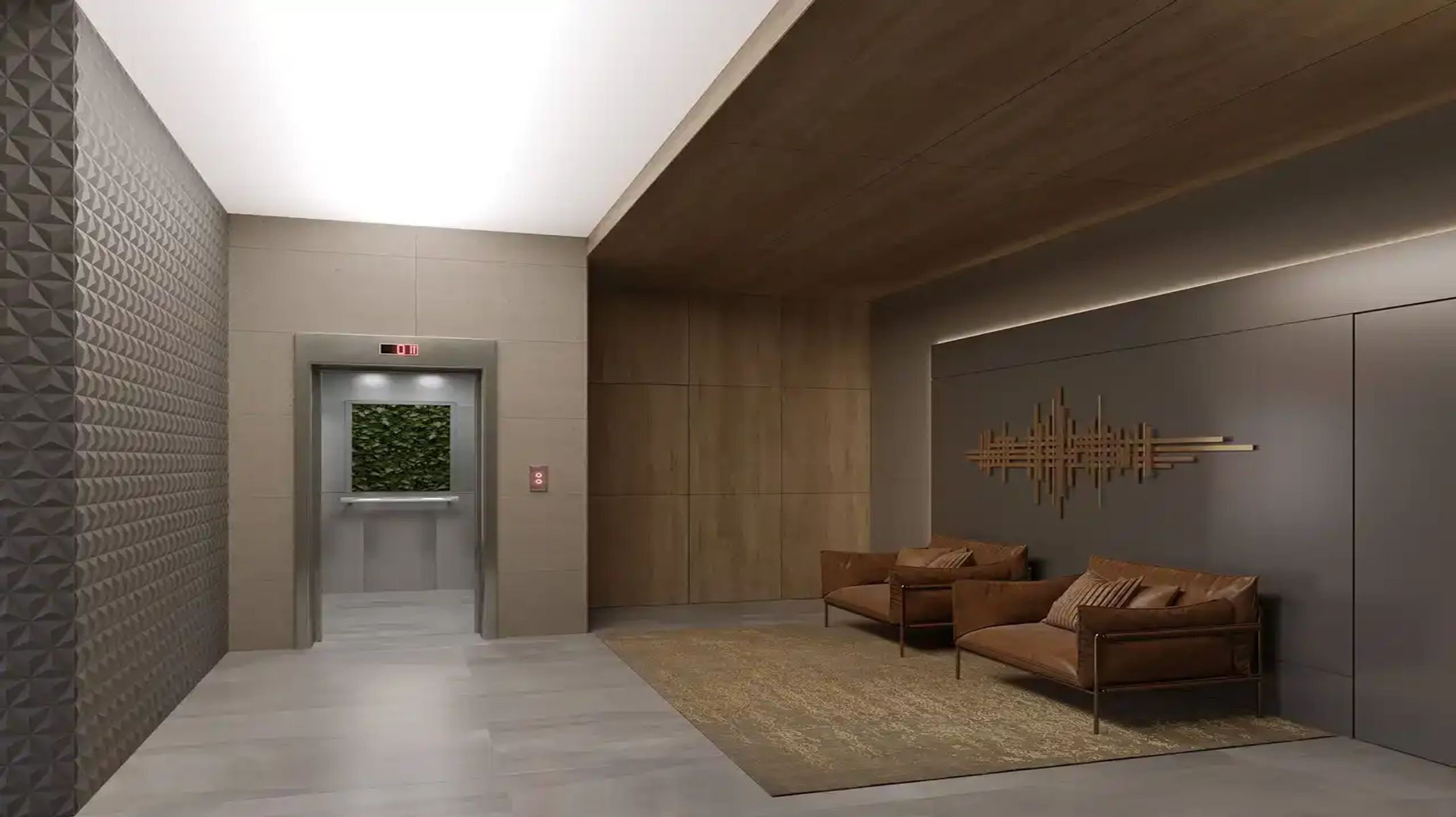 Apartamento à venda no Serra: Hall social