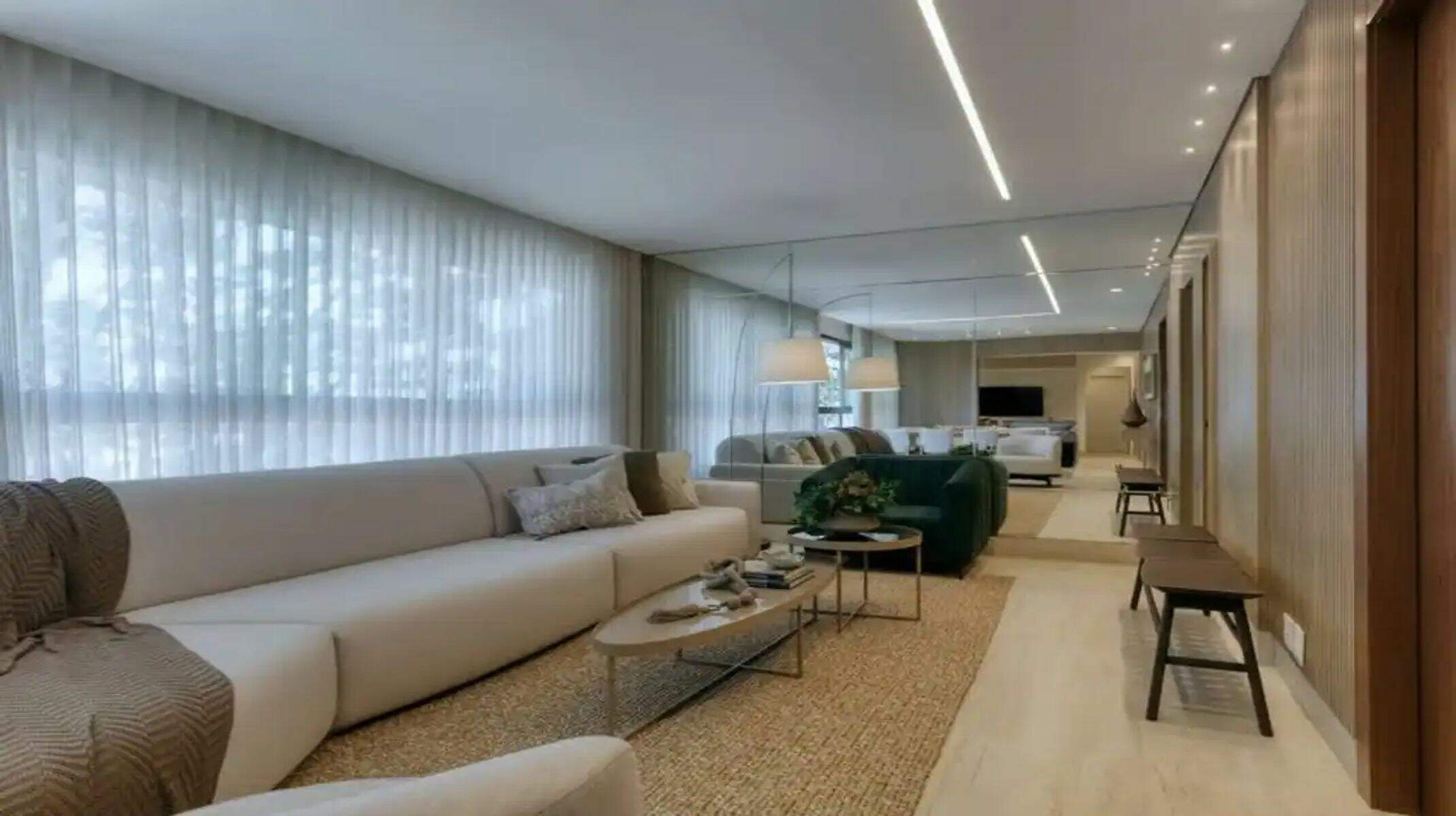 Apartamento à venda no Serra: Sala de estar