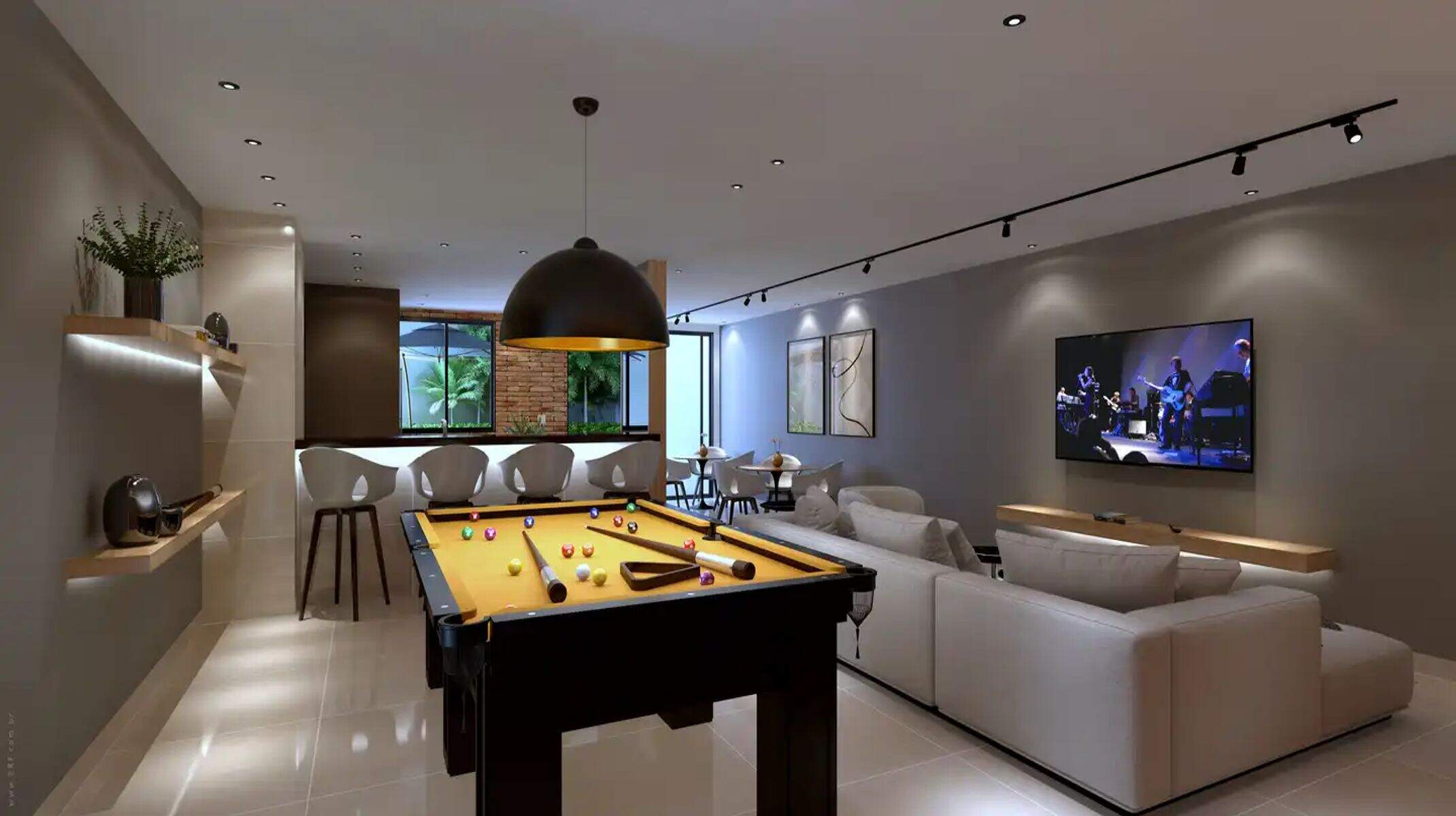 Apartamento à venda no Sion: Espaço Gourmet com Sinuca