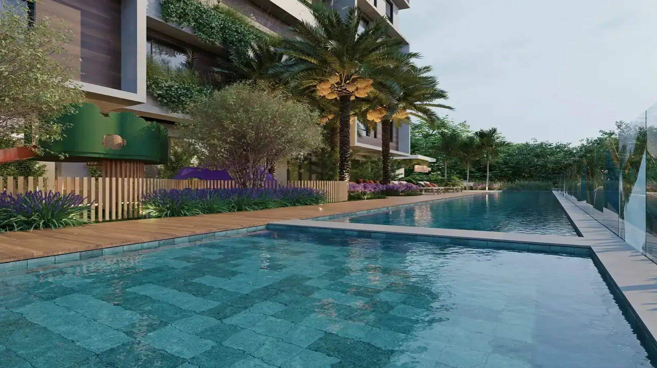 Apartamento à venda no Funcionários: Piscina com deck