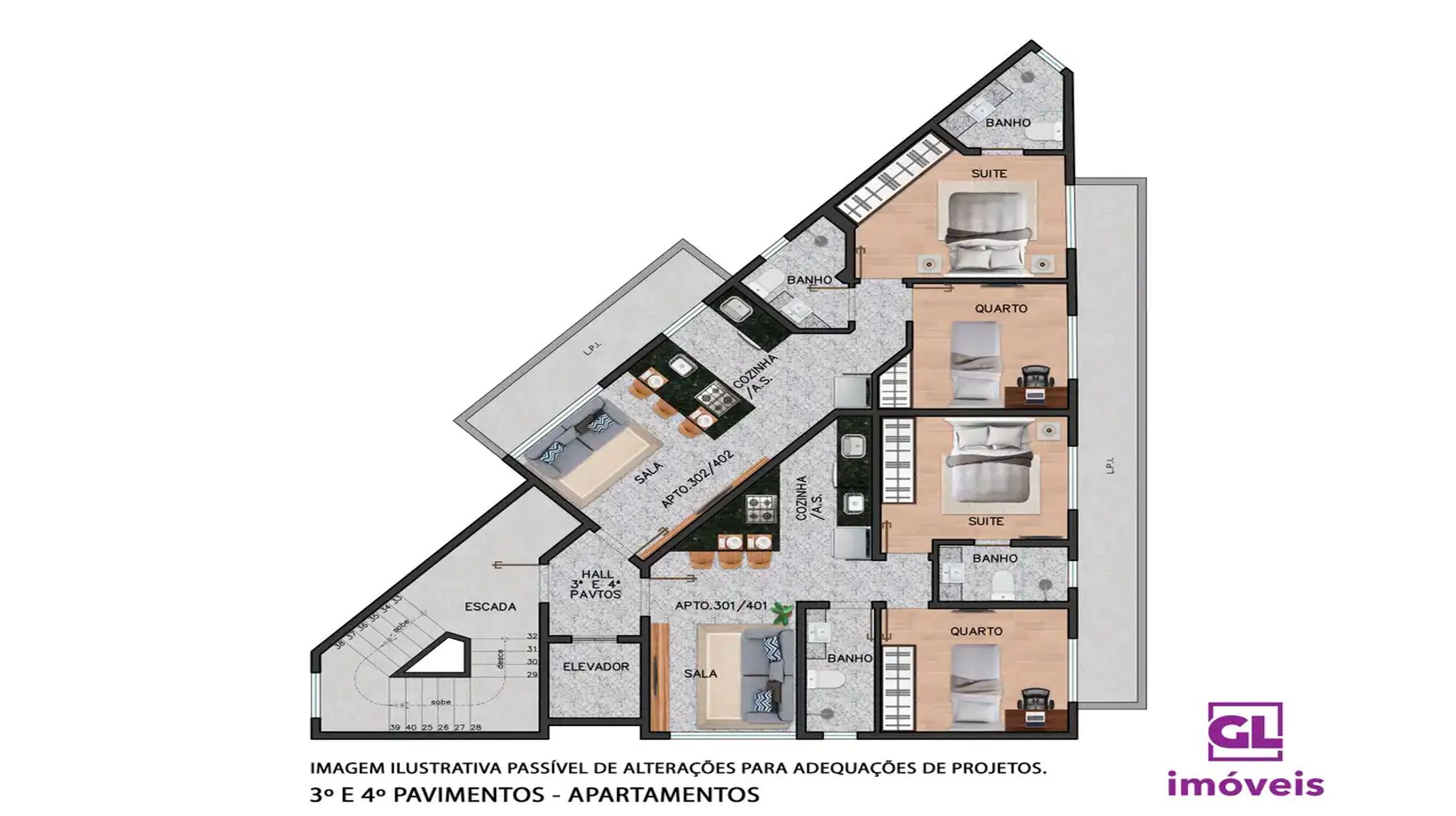 Apartamento à venda no Funcionários: 