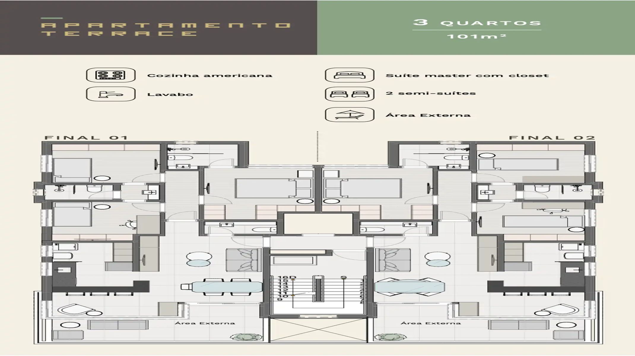 Apartamento à venda no Carmo: 