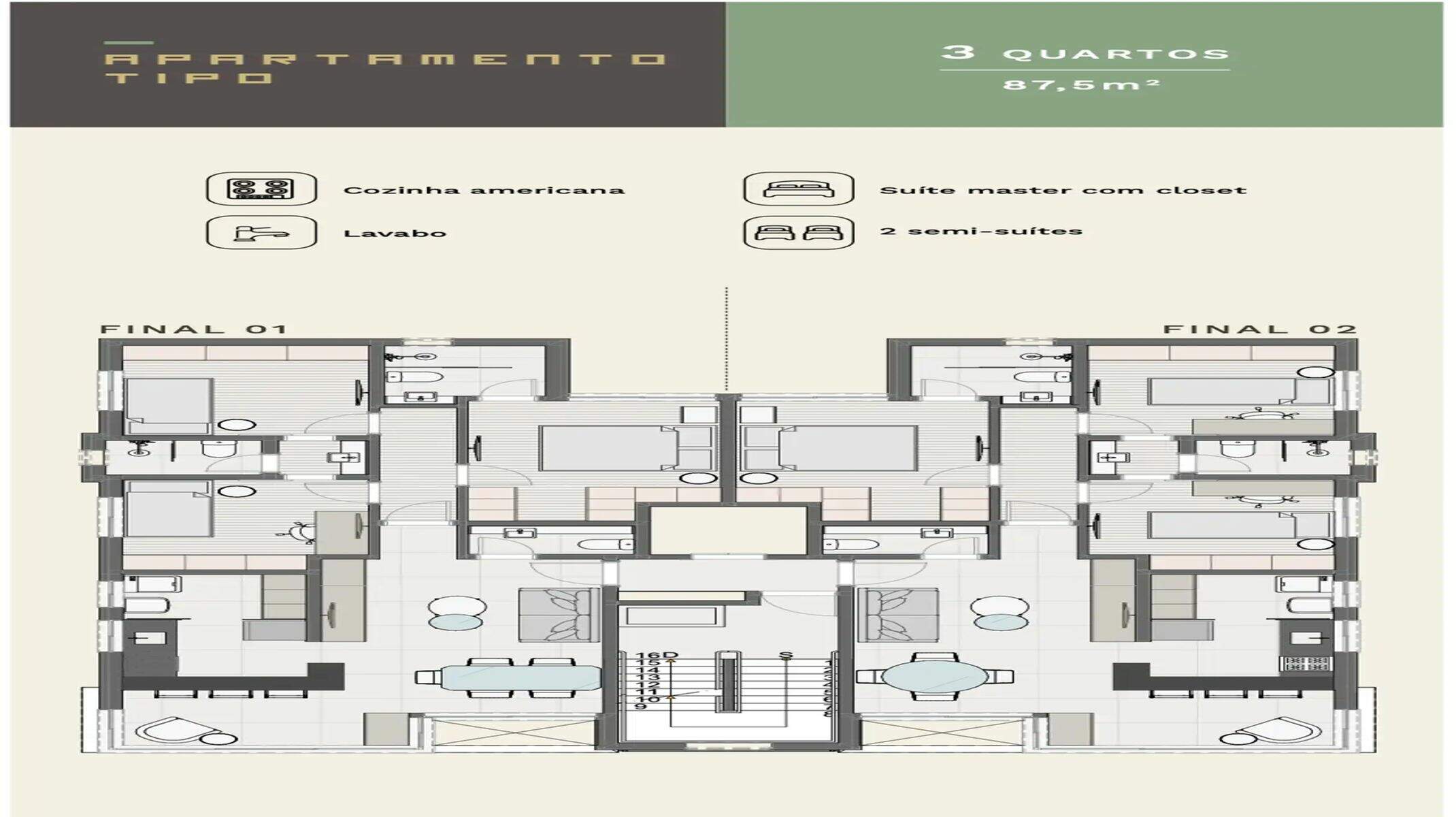 Apartamento à venda no Carmo: 