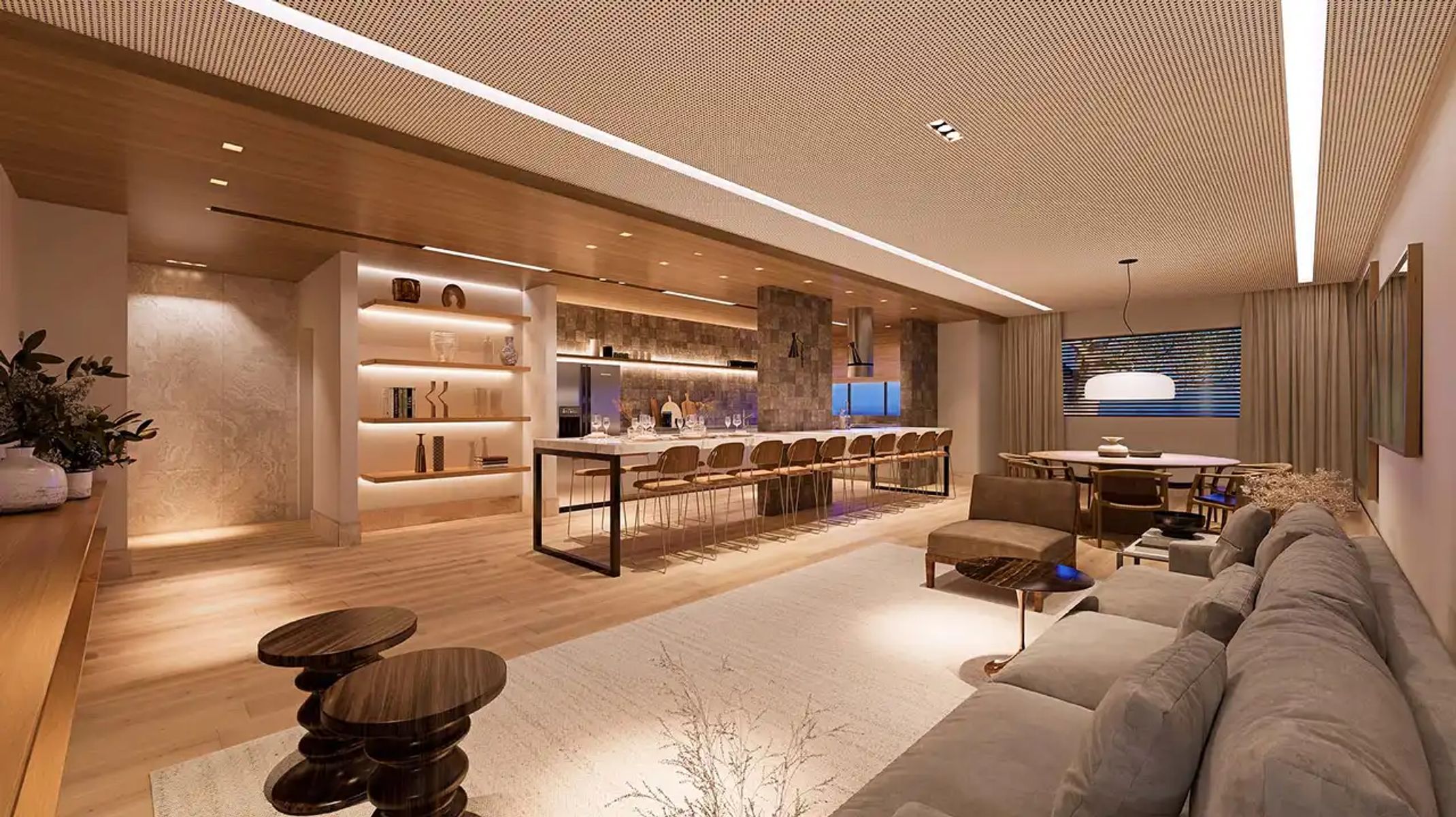 Apartamento à venda no Santo Agostinho: Lounge gourmet