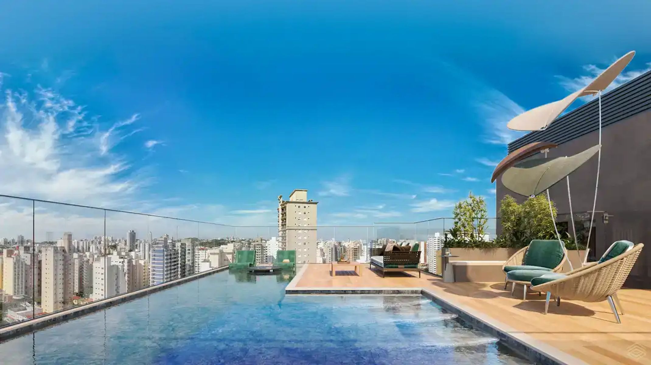 Apartamento à venda no Gutierrez: Piscina com deck