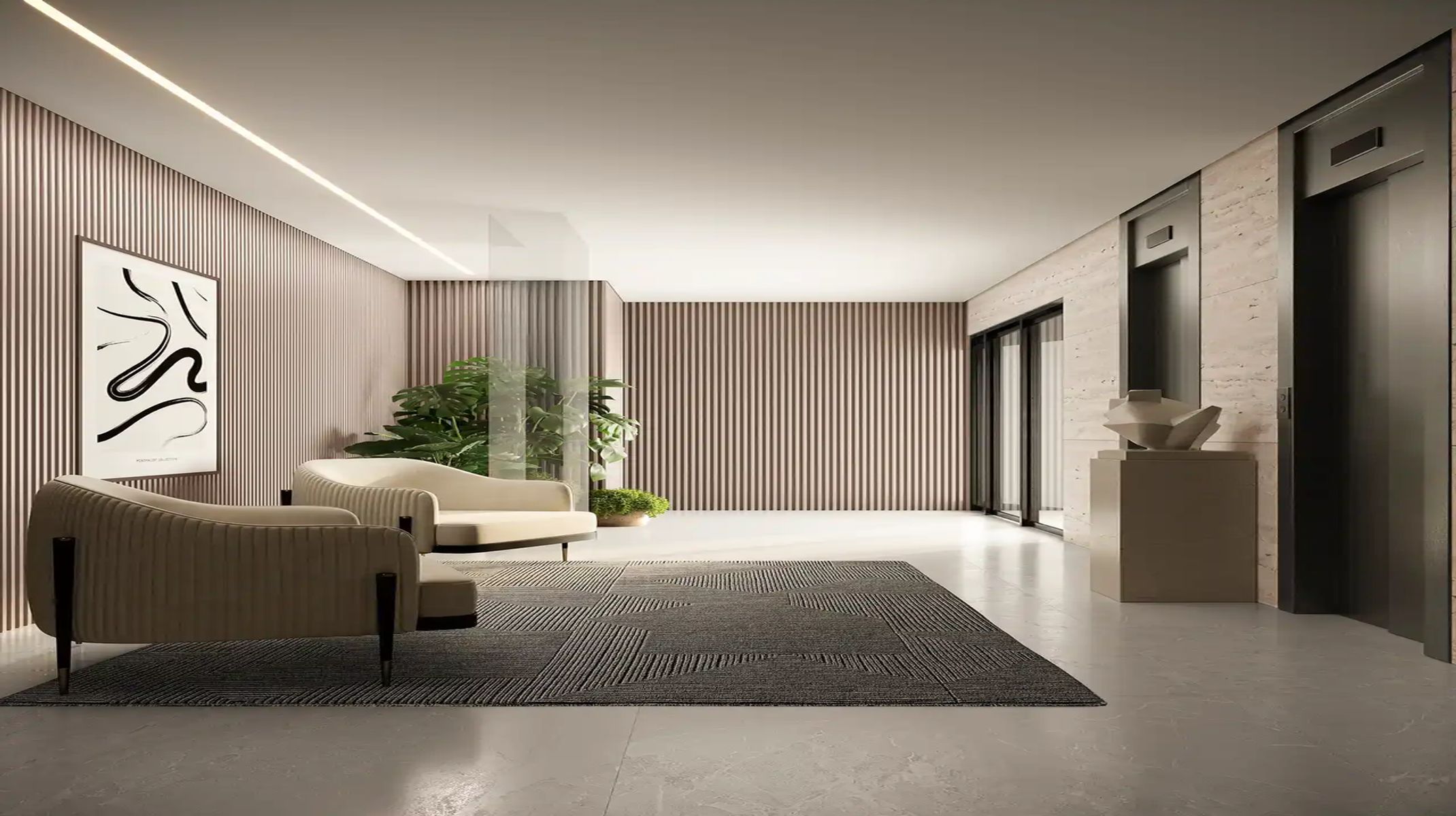 Apartamento à venda no Gutierrez: Hall de entrada