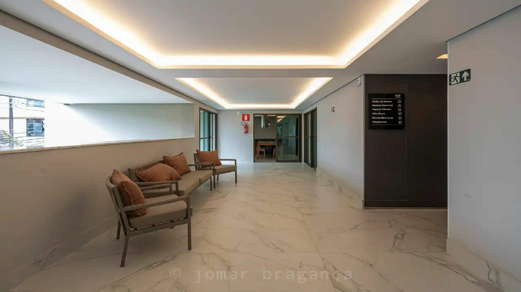 Apartamento à venda no Anchieta: Hall do salão de festas