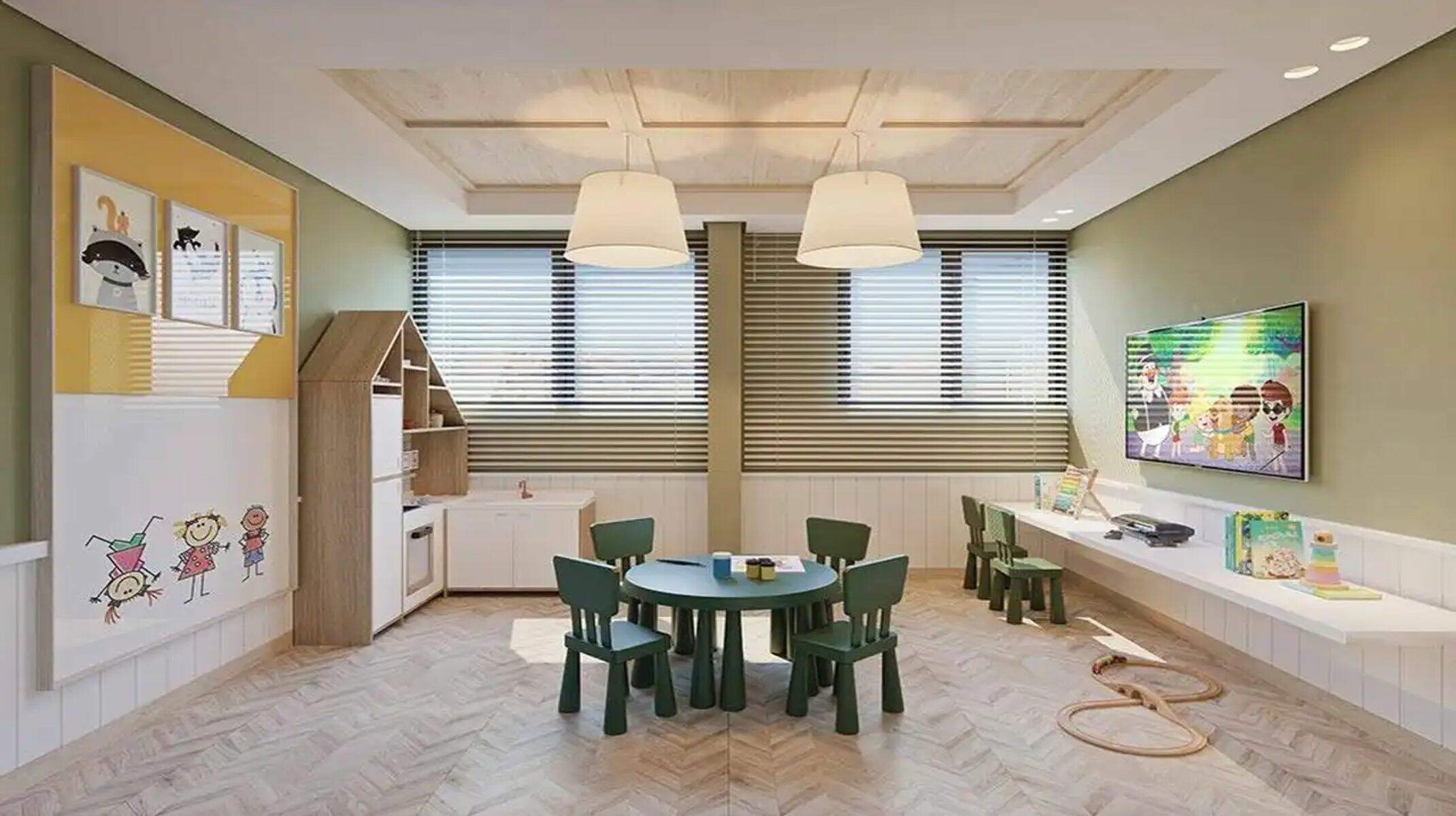 Apartamento à venda no Lourdes: Kids interno