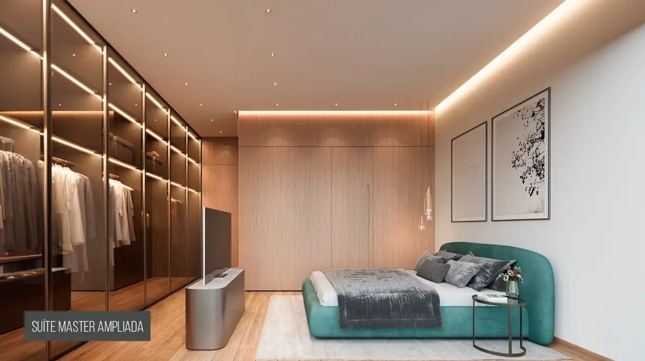 Apartamento à venda no Sion: 03 - Vila Nova de Gaia - Suíte Master Ampliada