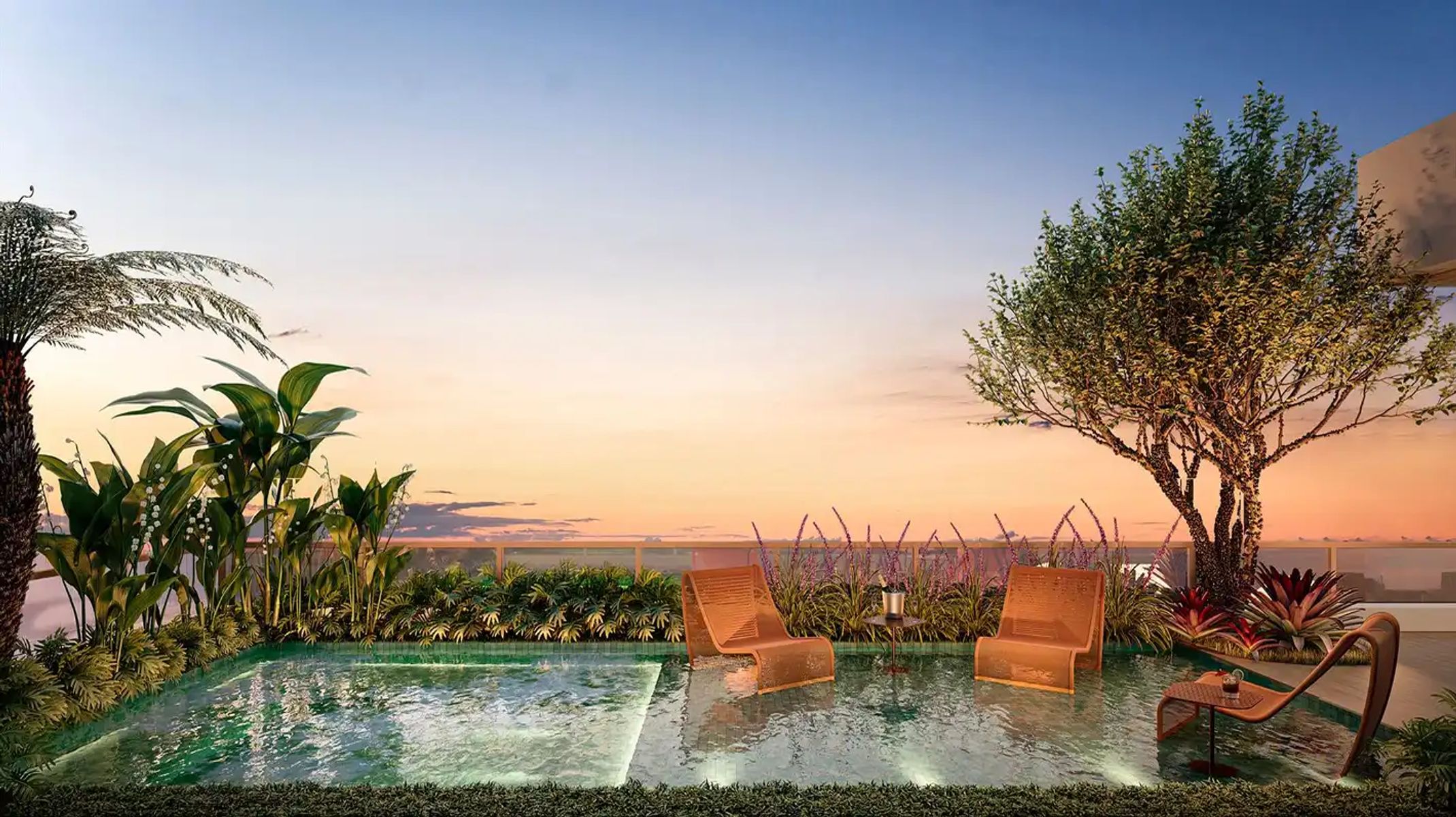 Apartamento à venda no Funcionários: Piscina com deck molhado