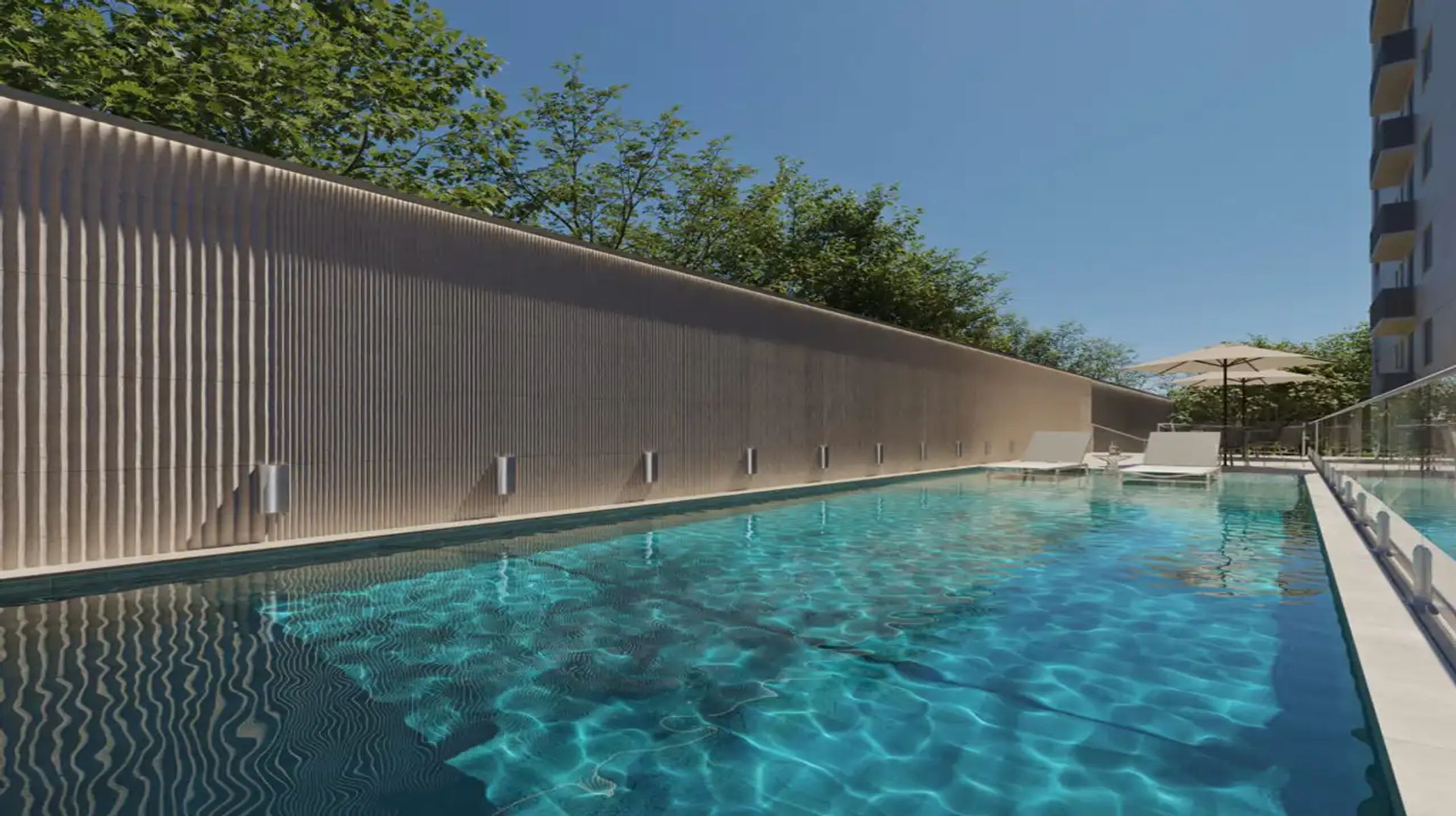 Apartamento à venda no Santo Antônio: Piscina com deck molhado