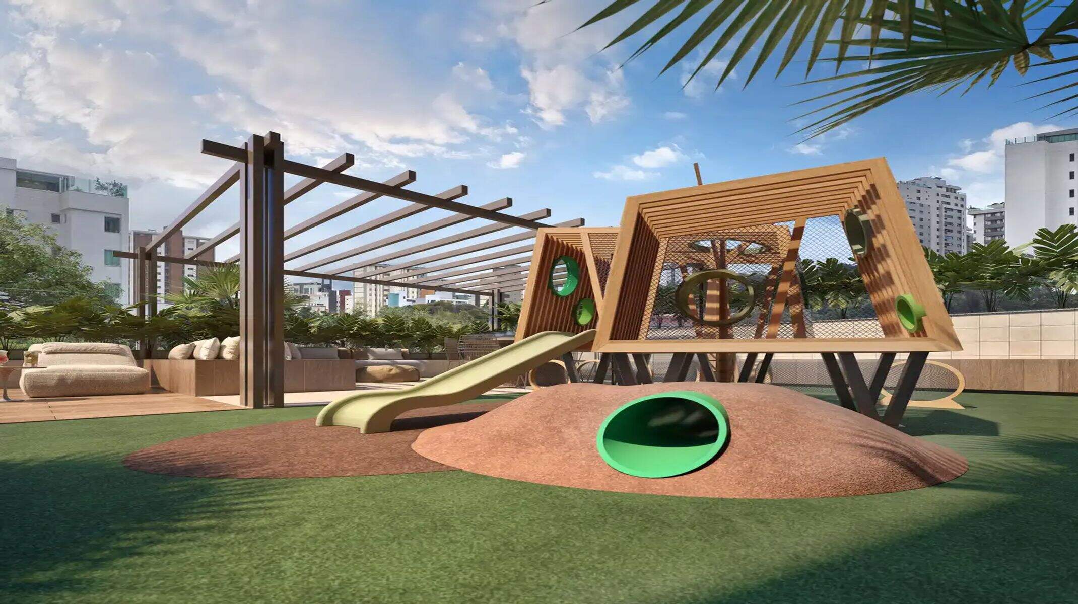 Apartamento à venda no Sion: Playground