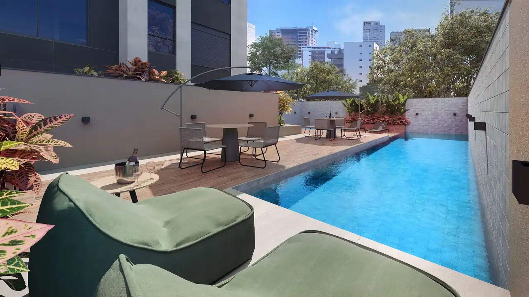 Apartamento à venda no Gutierrez: Piscina com prainha