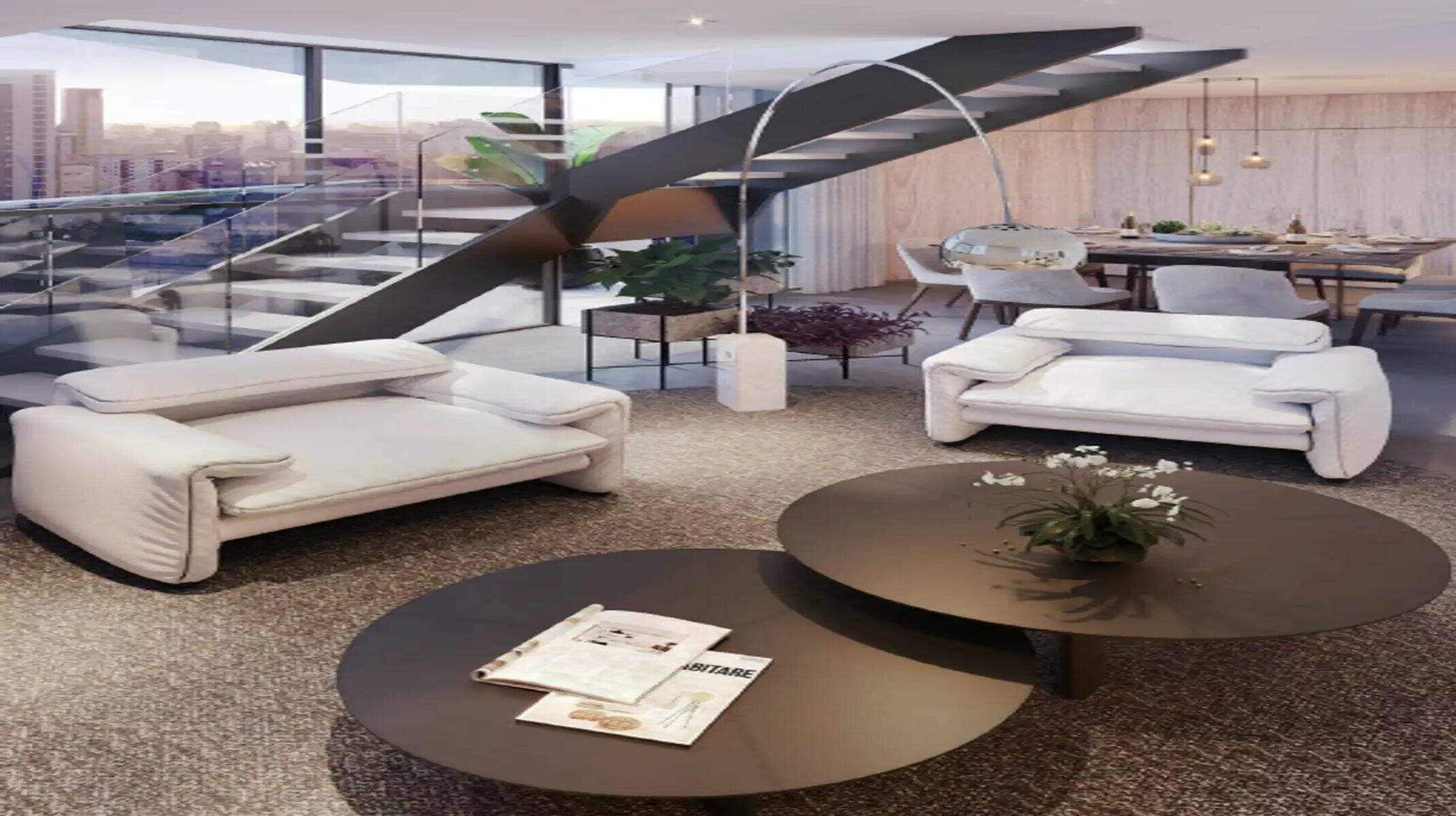 Apartamento à venda no Serra: Sala de estar - triplex