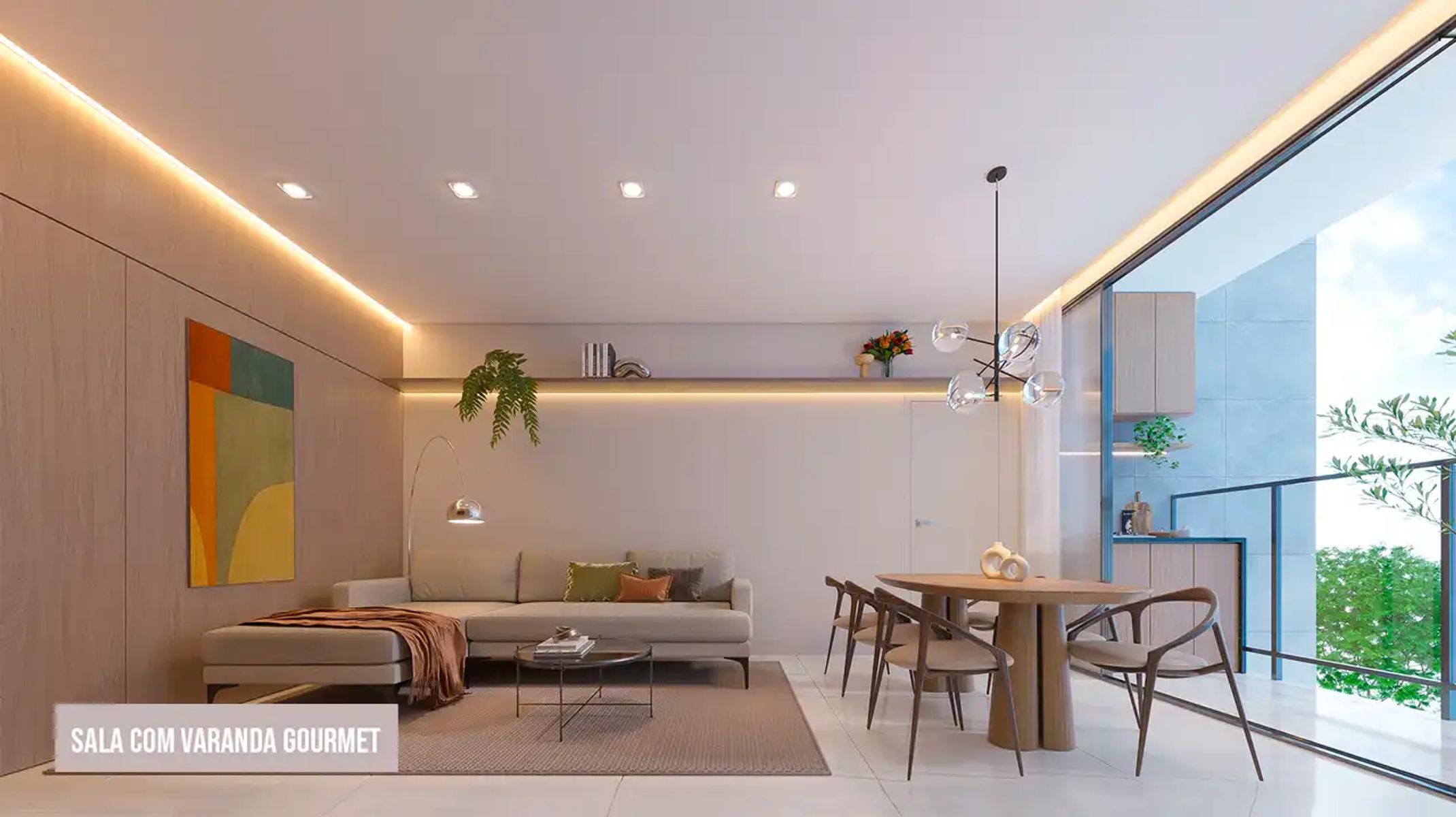 Apartamento à venda no Sion: 02 - Assunção 385 - Sala com Varanda Gourmet