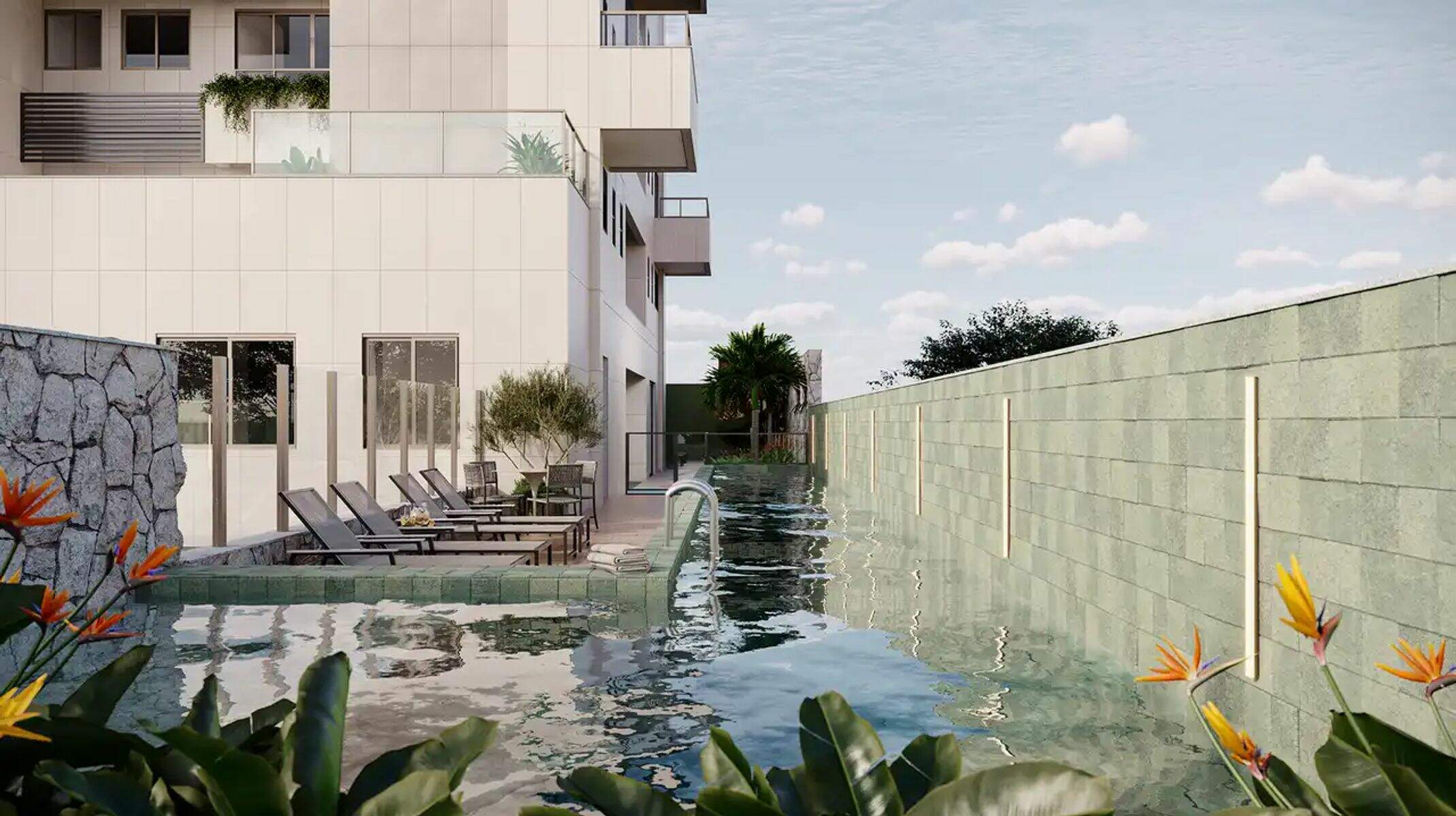 Apartamento à venda no São Pedro: Piscina com raia