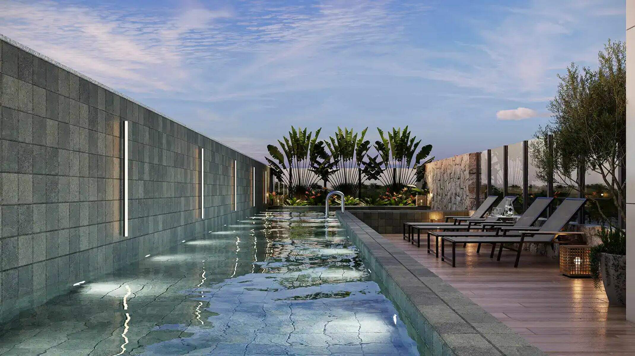 Apartamento à venda no São Pedro: Piscina com raia