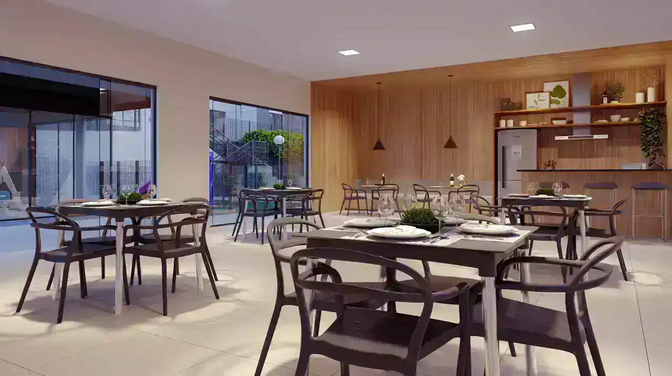 Apartamento à venda no Estoril: Salão de festas