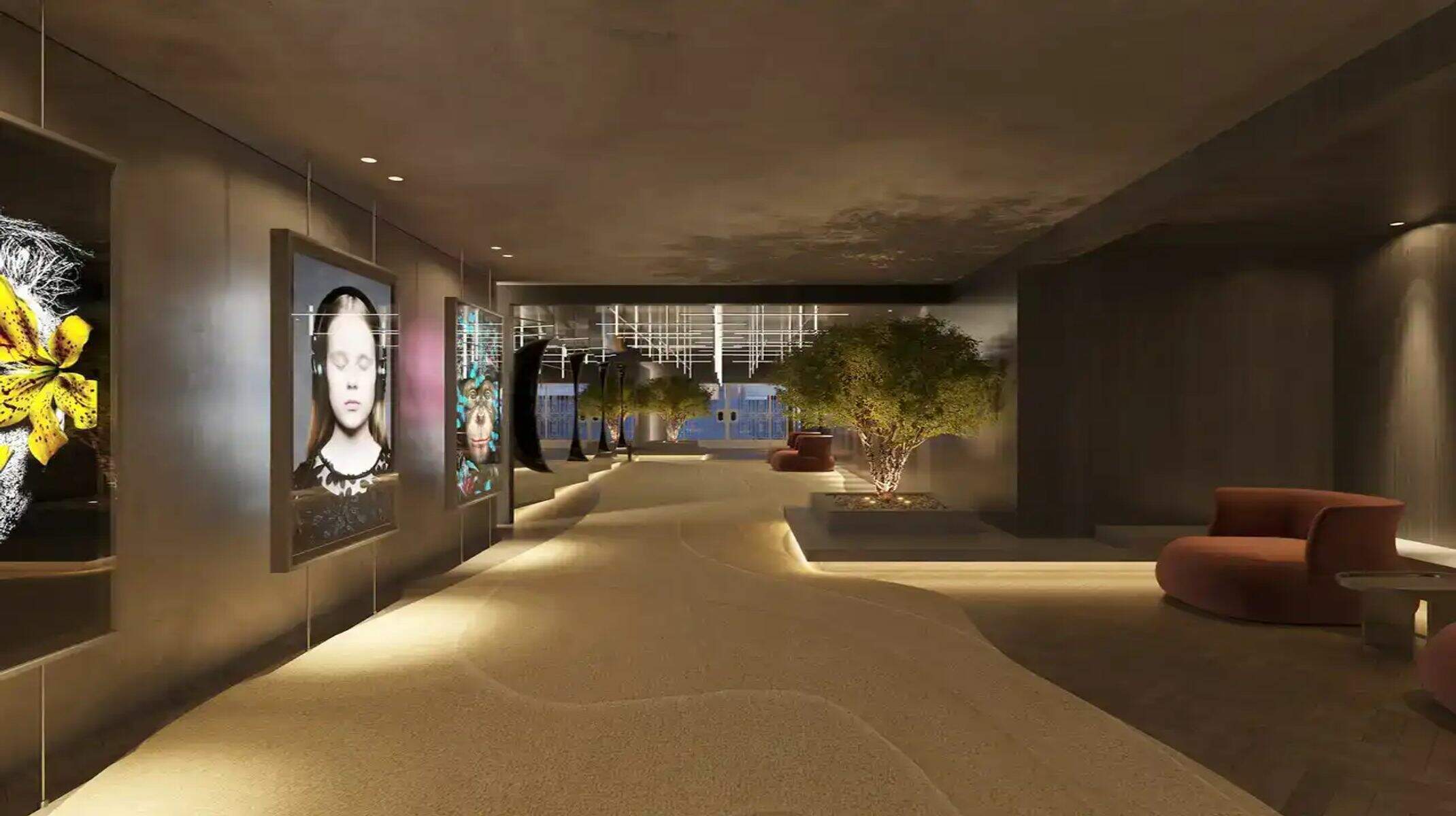 Apartamento à venda no Lourdes: Hall de entrada