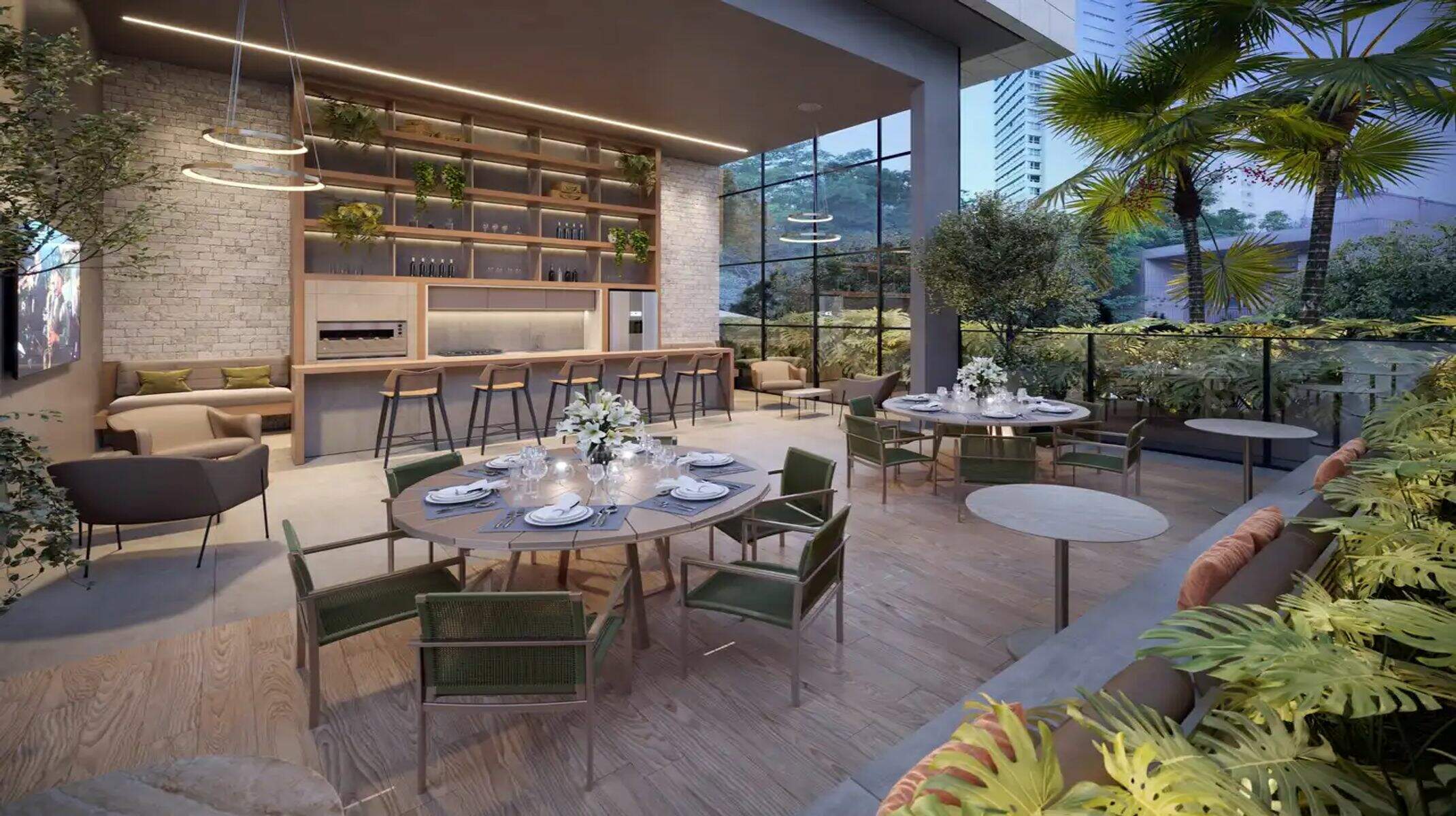 Apartamento à venda no Gutierrez: Salão de festas gourmet