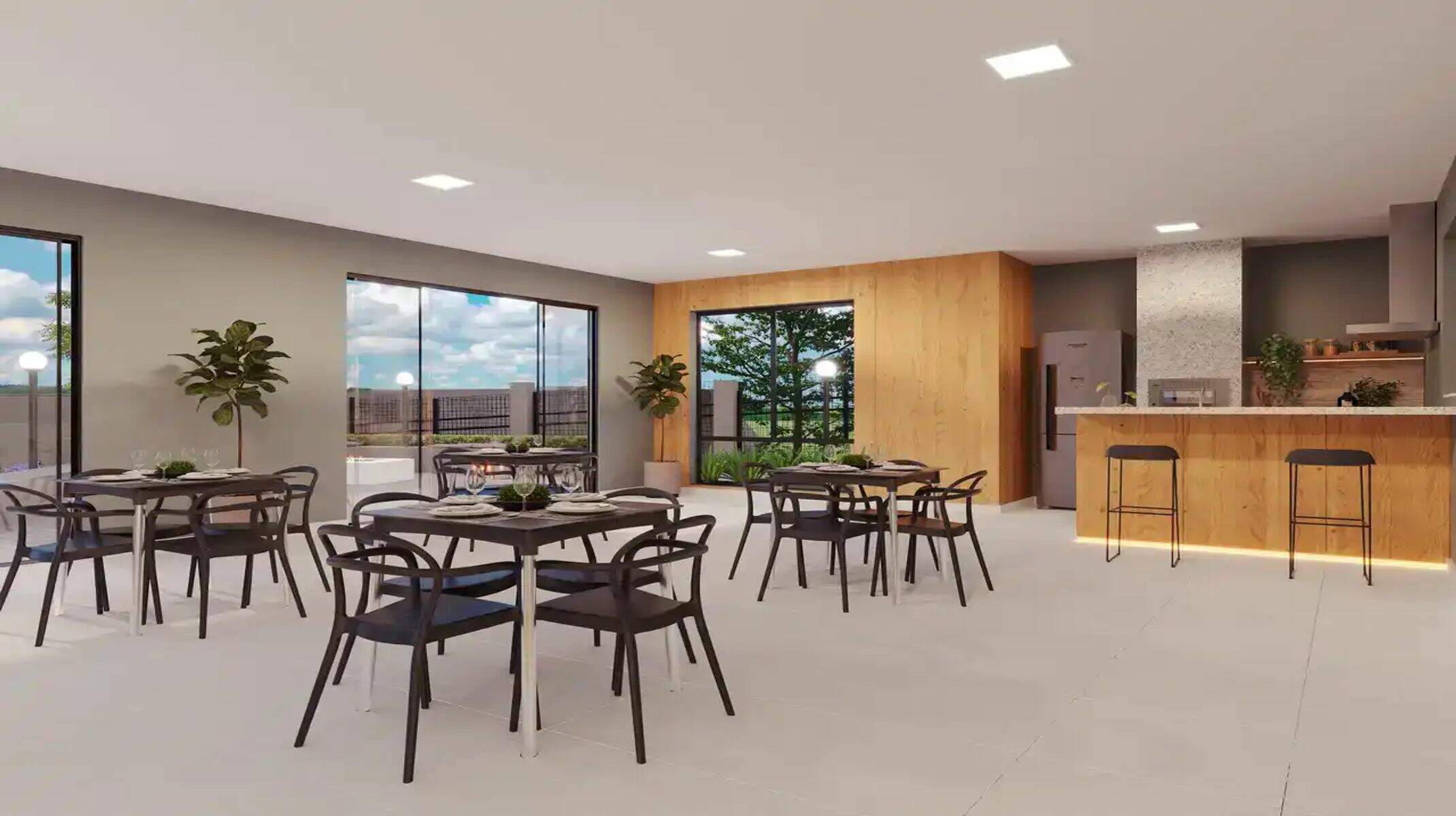 Apartamento à venda no Estoril: Salão de festas