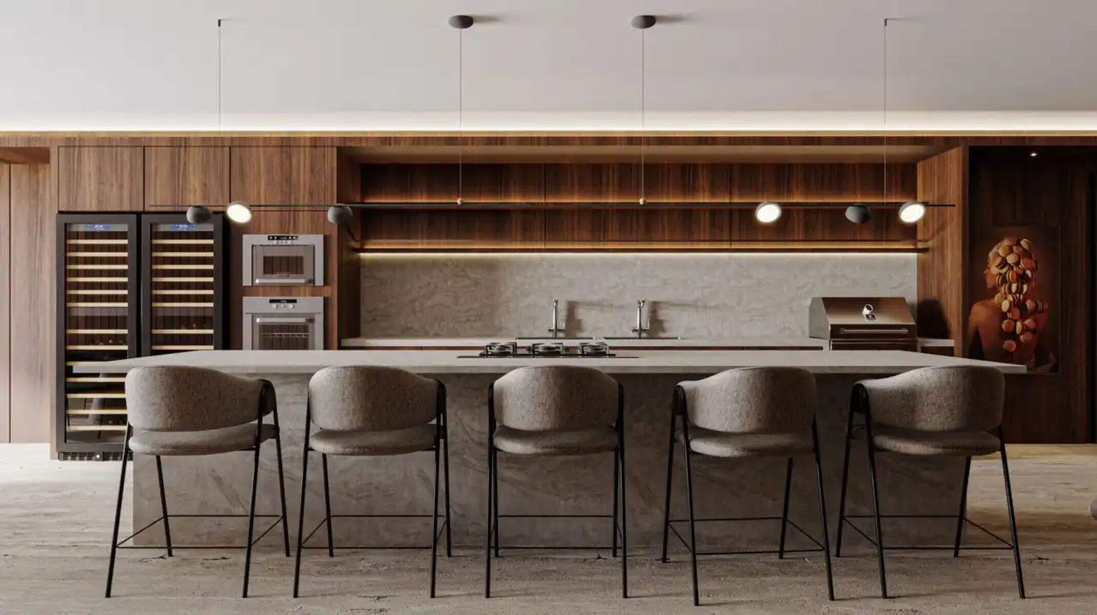 Apartamento à venda no Sion: Espaço gourmet