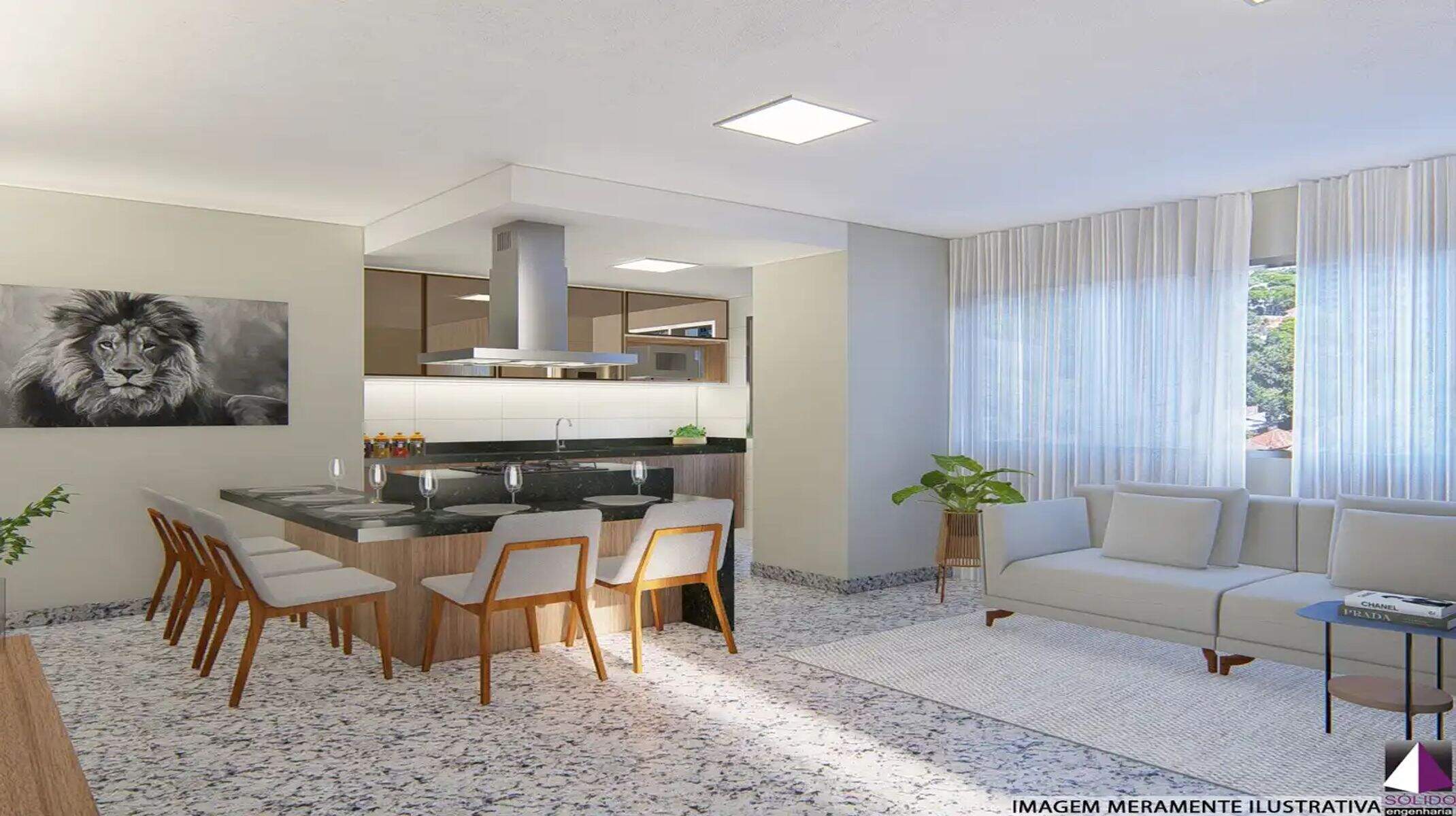 Apartamento à venda no Lourdes: 