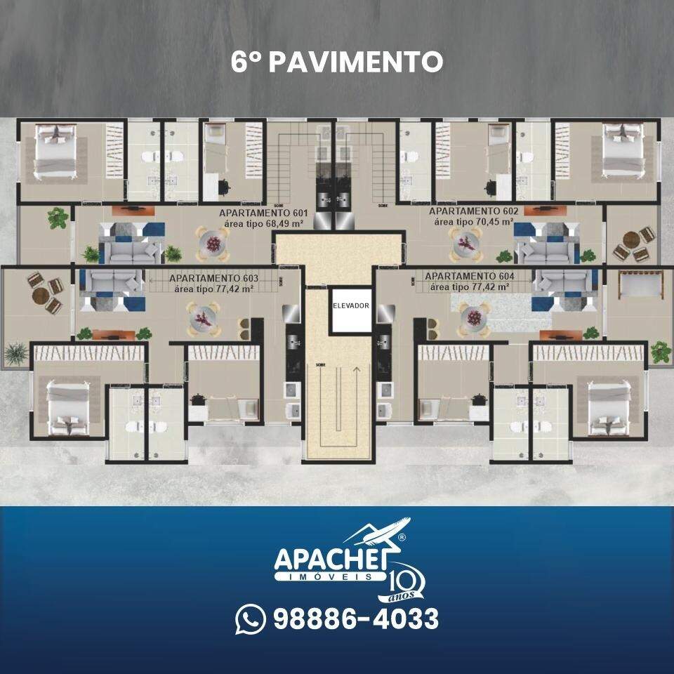 Cobertura à venda no Paraíso: 