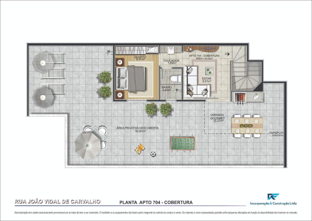 Cobertura Duplex à venda no SANTO ANTONIO: 