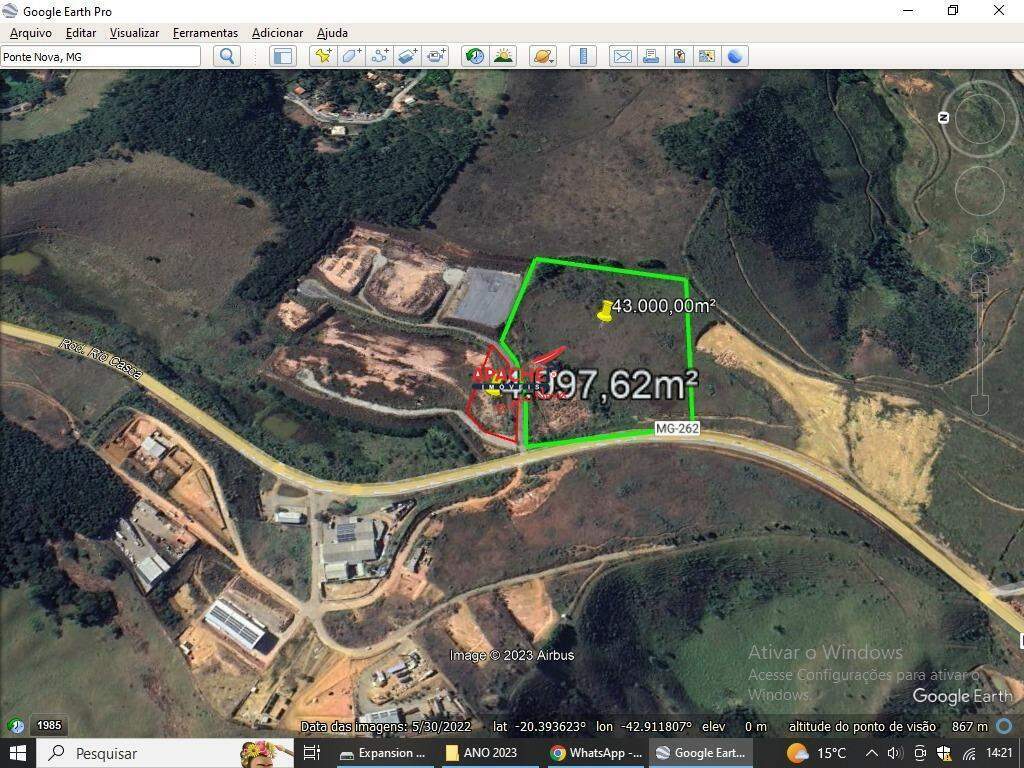 Terreno / Área à venda no Rasa: 